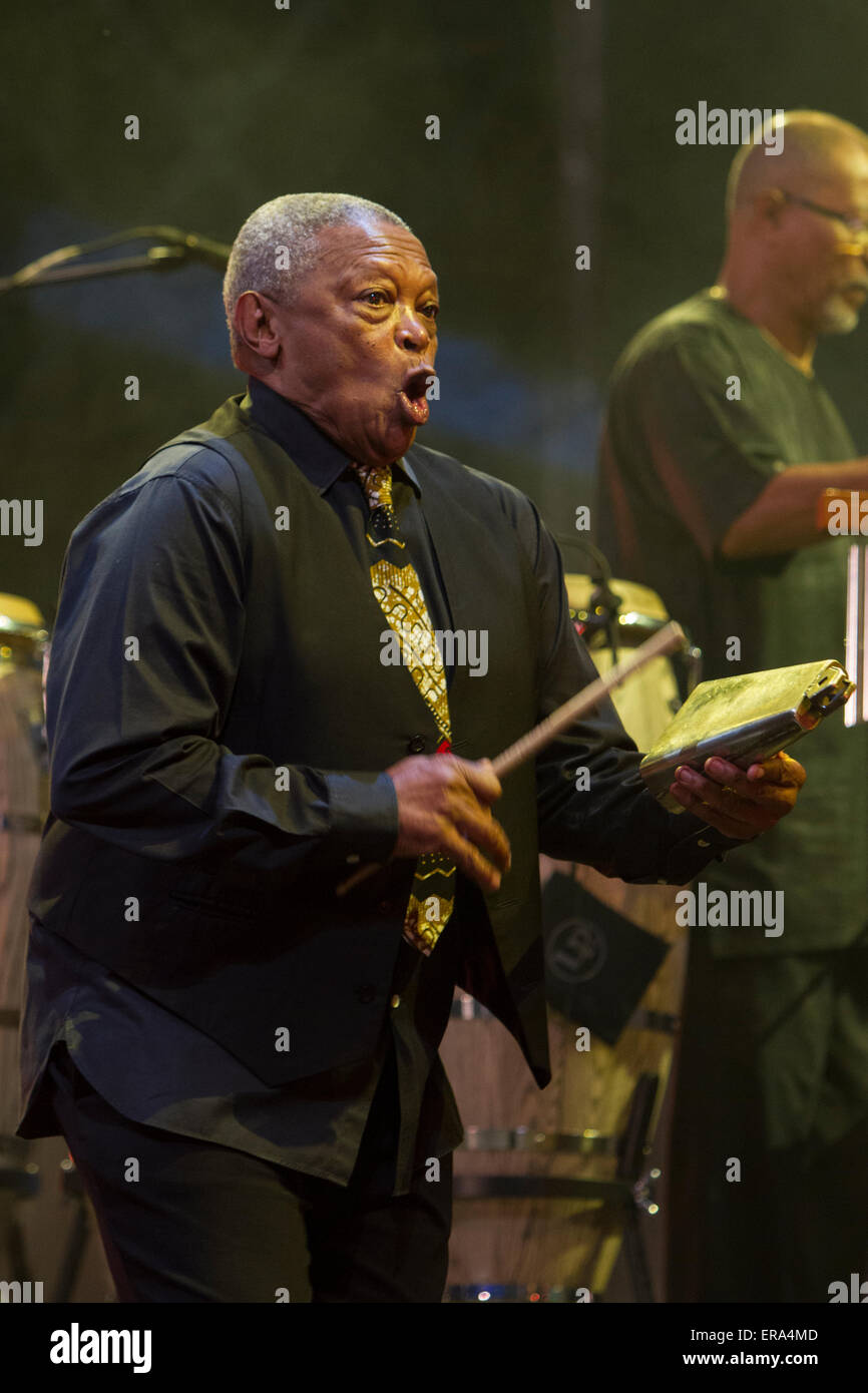 South african trumpet player hugh hires stock photography and images