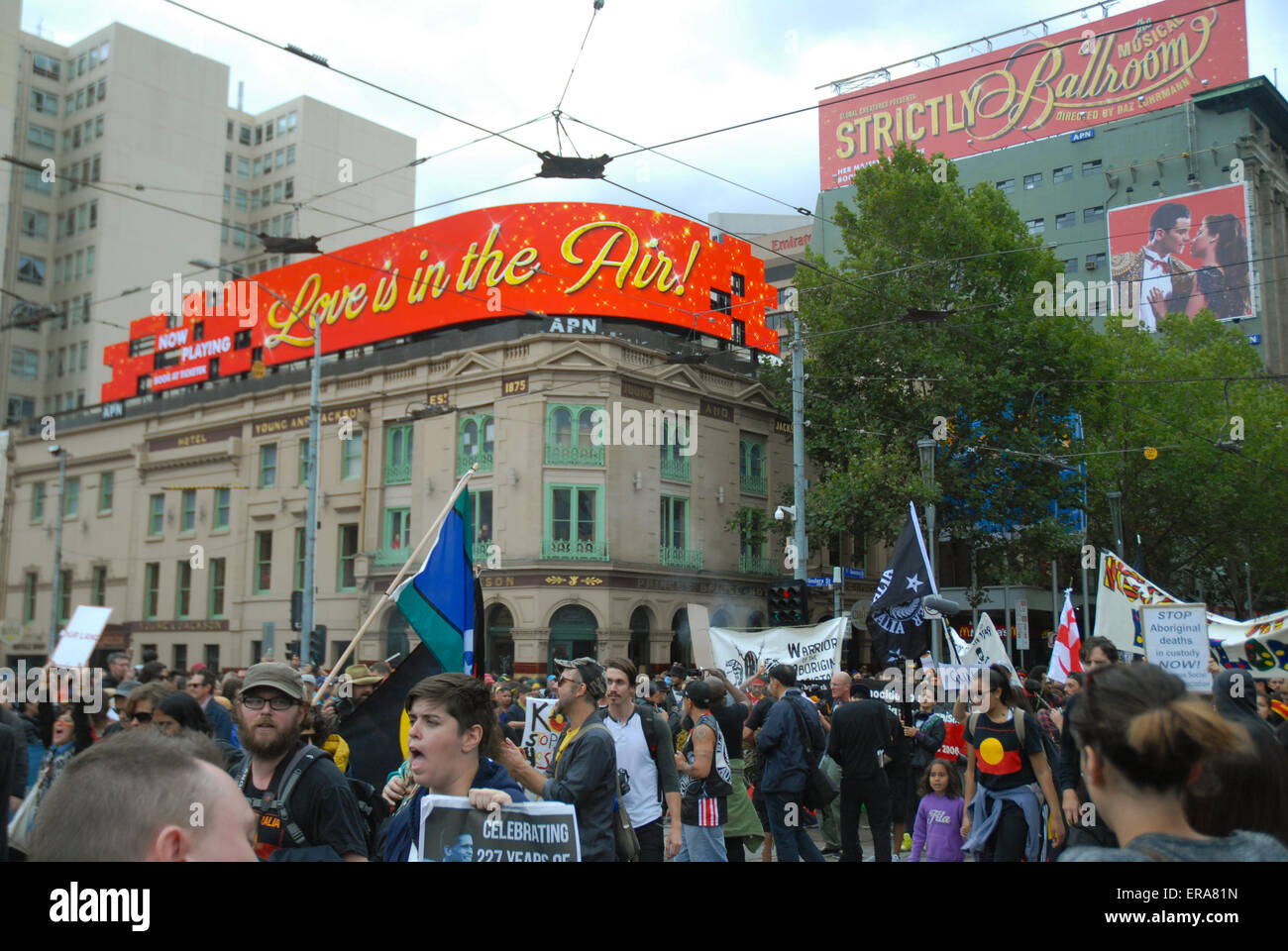 Indigenous protest australia hi-res stock photography and images - Alamy