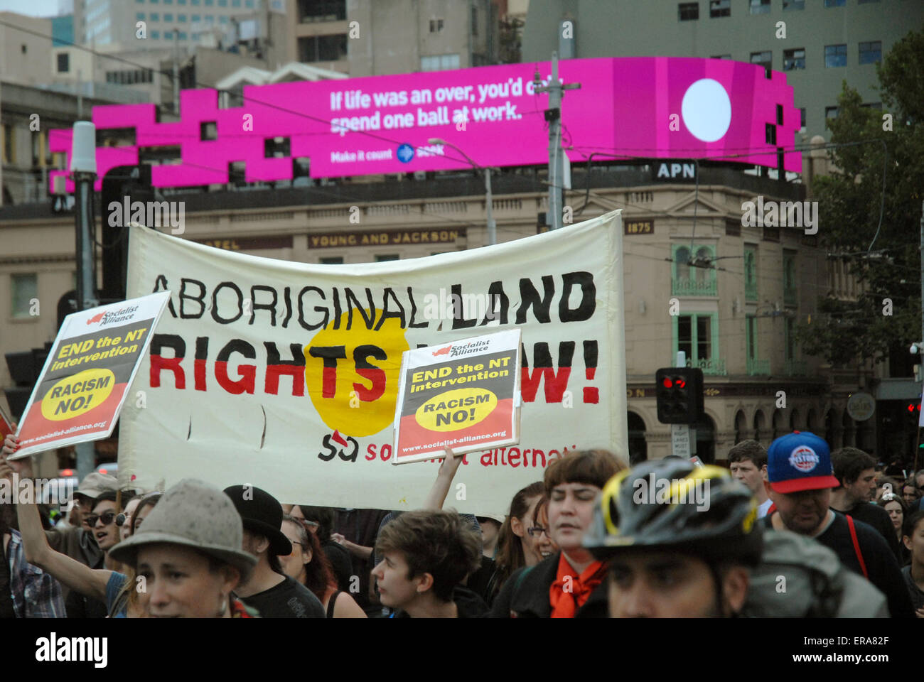 Aboriginal rights rally hi-res stock photography and images - Alamy