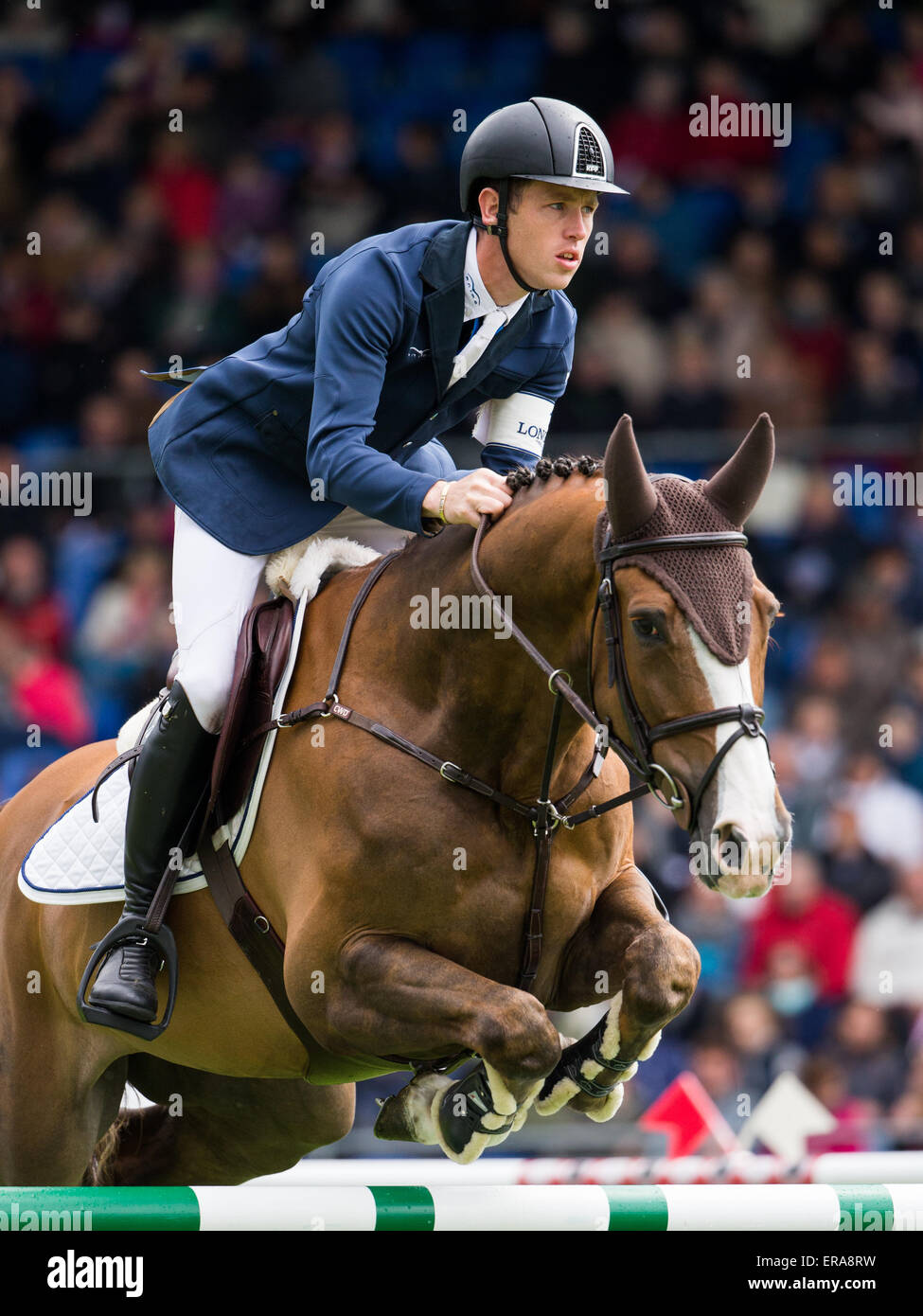 Aachen, Germany. 30th May, 2015. British rider Scott Brash on his horse