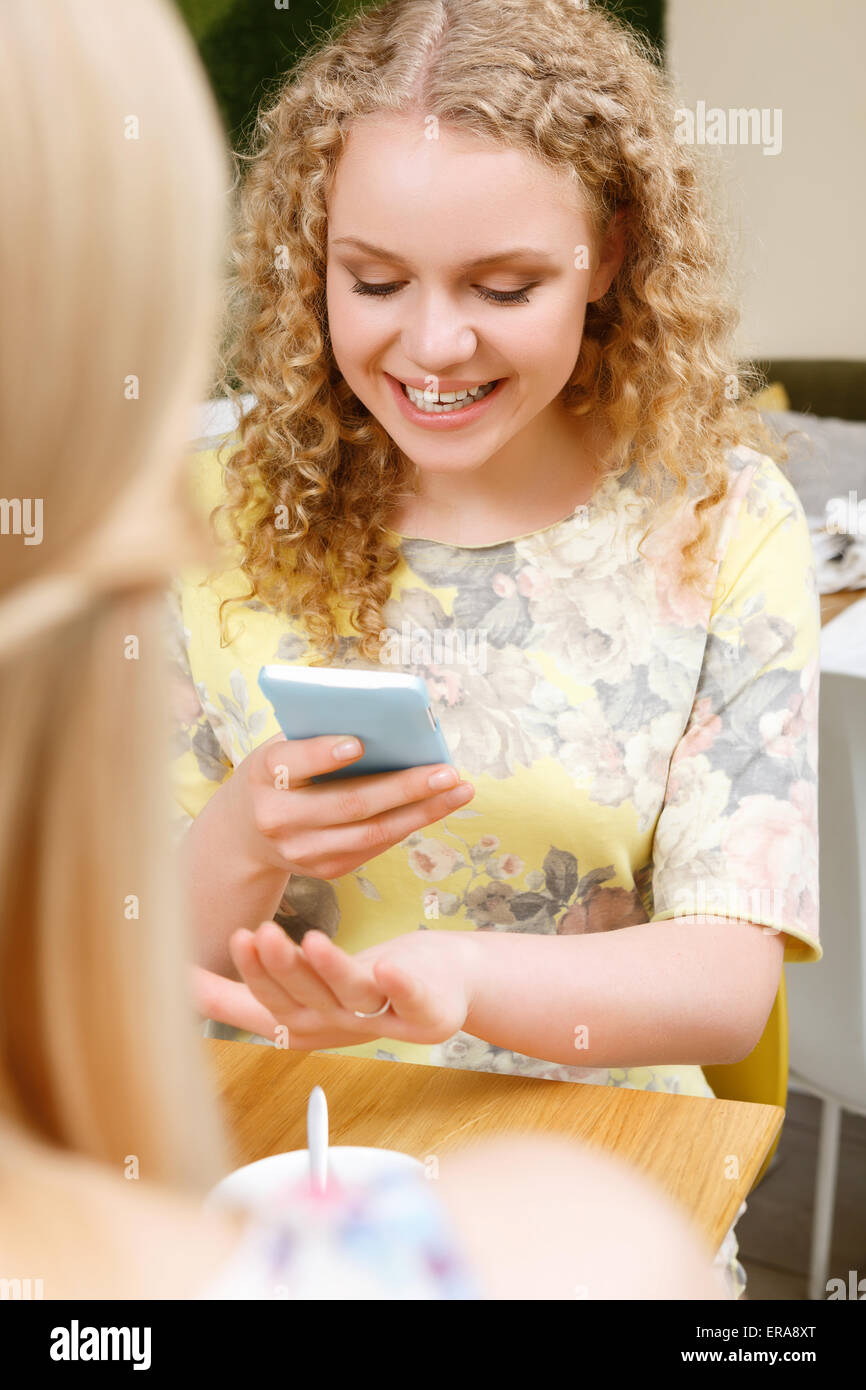 Smiling woman taking picture of her wedding ring Stock Photo - Alamy