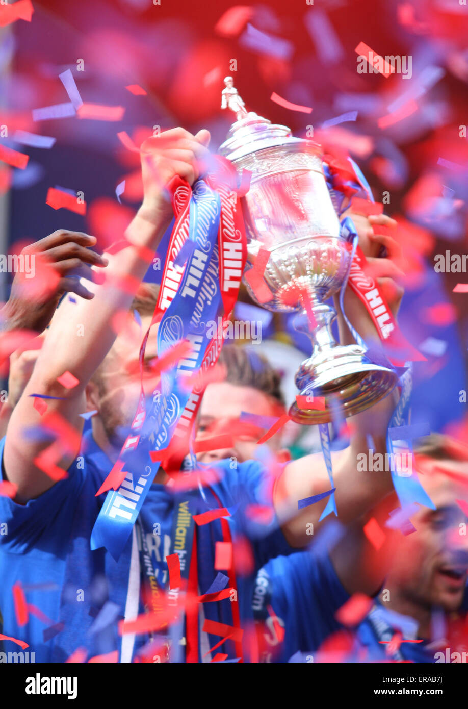 Glasgow, Scotland. 30th May, 2015. Scottish Cup Final. Falkirk versus