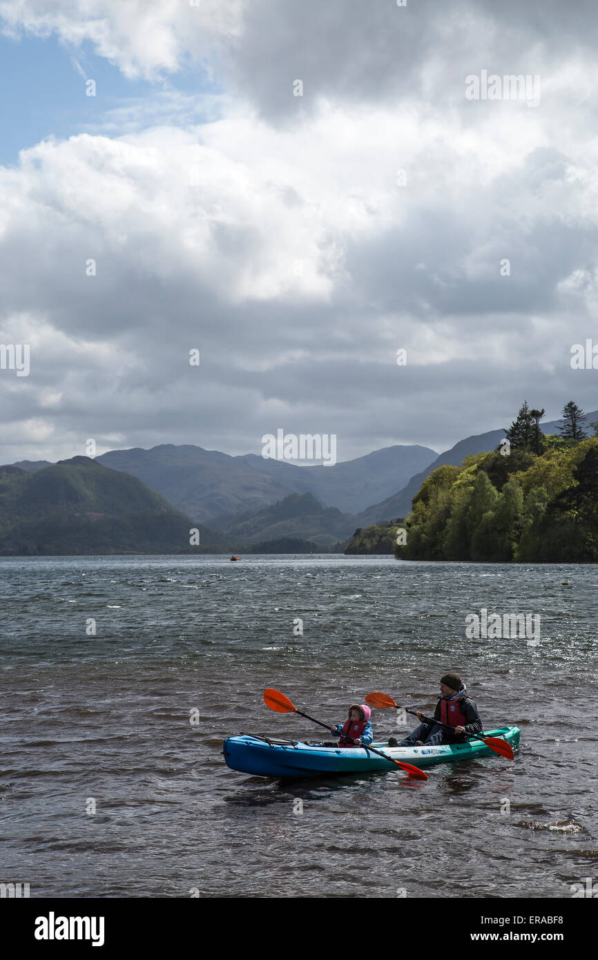 Kayaks at Derwentwater, Keswick Stock Photo Alamy