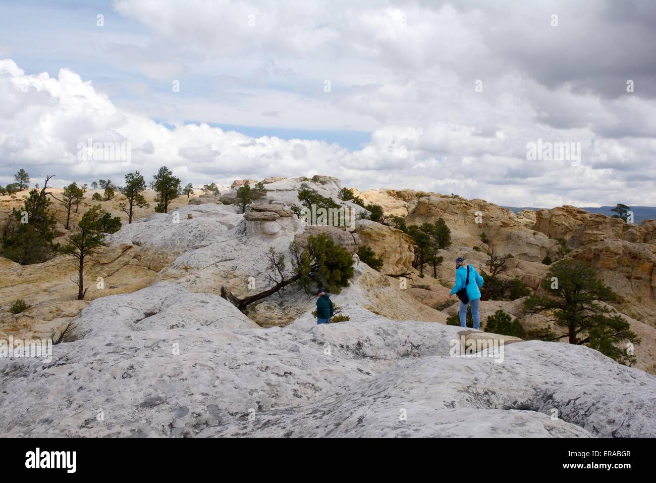 'Wait for me Brother', El Morro National Monument New Mexico - USA Stock Photo