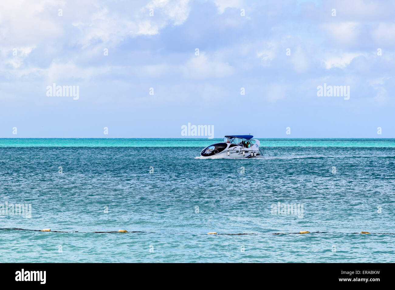 Sea Escape Looker 350 Glass Bottom Hydrofoil Boat, Dickenson Bay