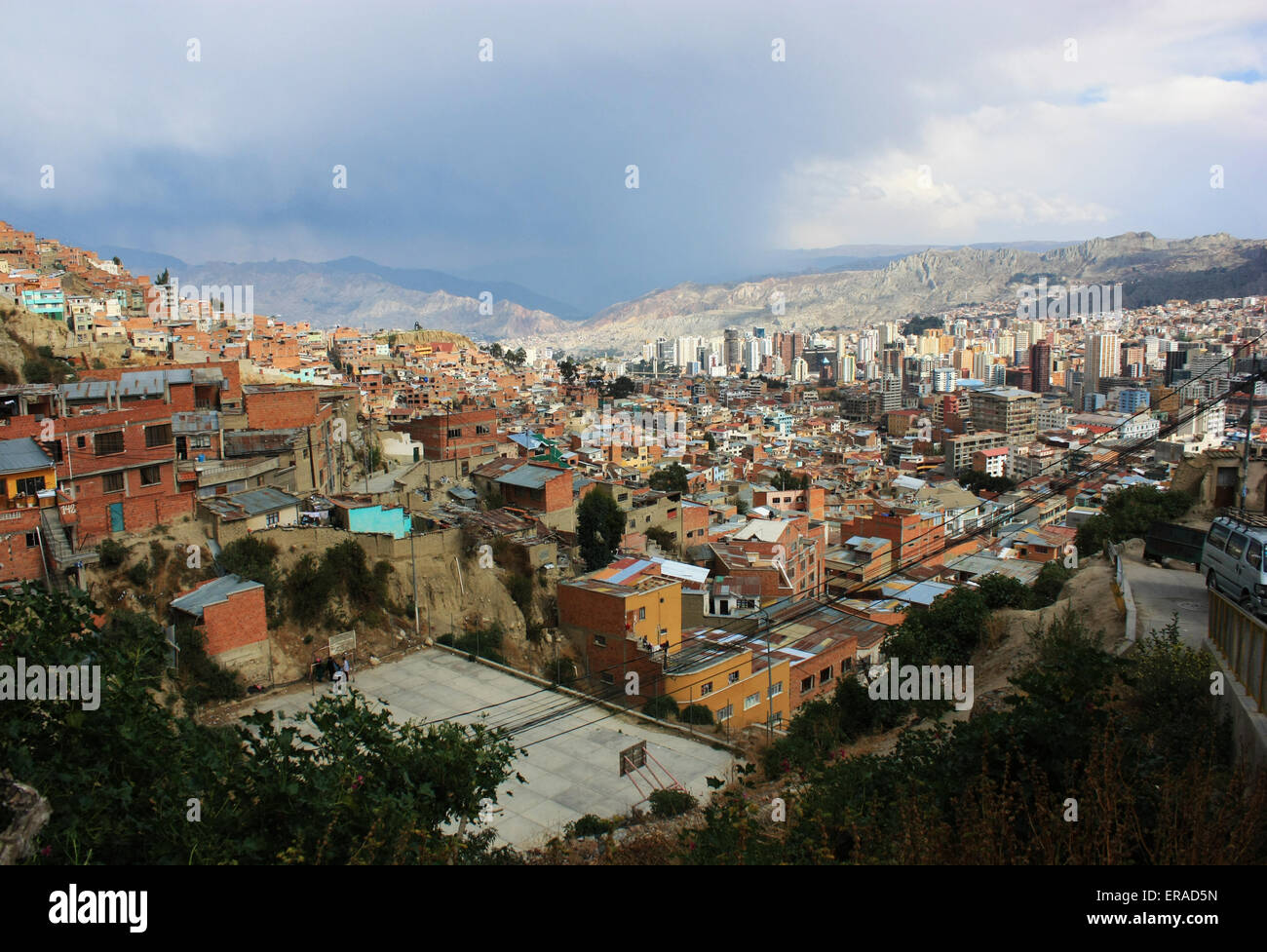Aerial view city la paz hi-res stock photography and images - Alamy