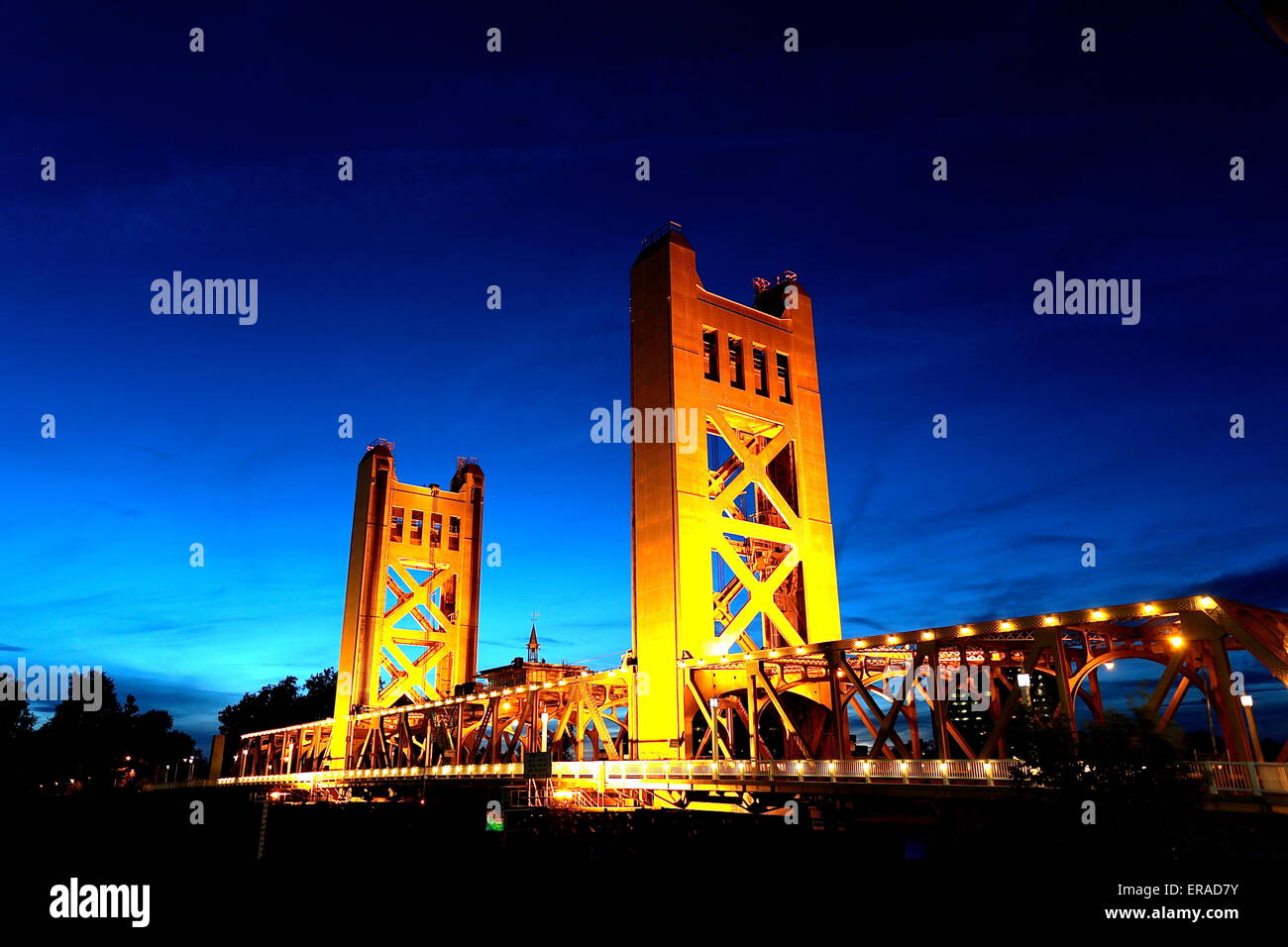 Tower Bridge Sacramento Stock Photo - Alamy