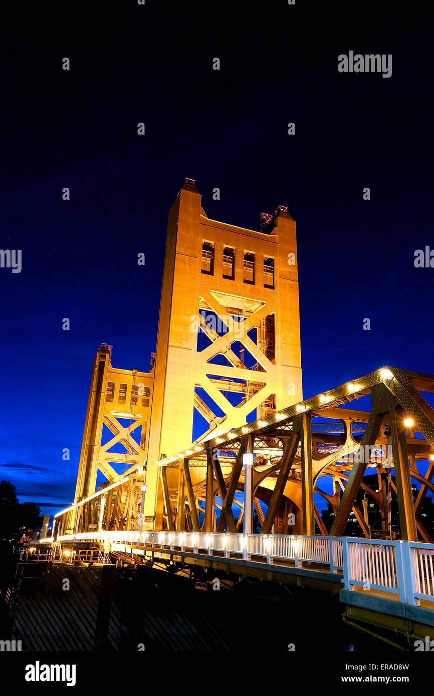 Tower Bridge Sacramento Stock Photo - Alamy