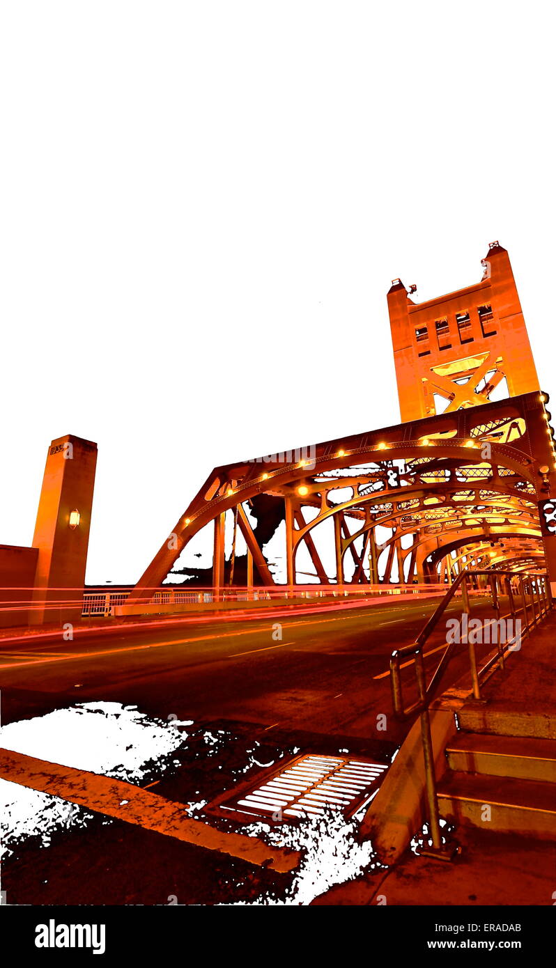 Tower Bridge Sacramento Stock Photo - Alamy