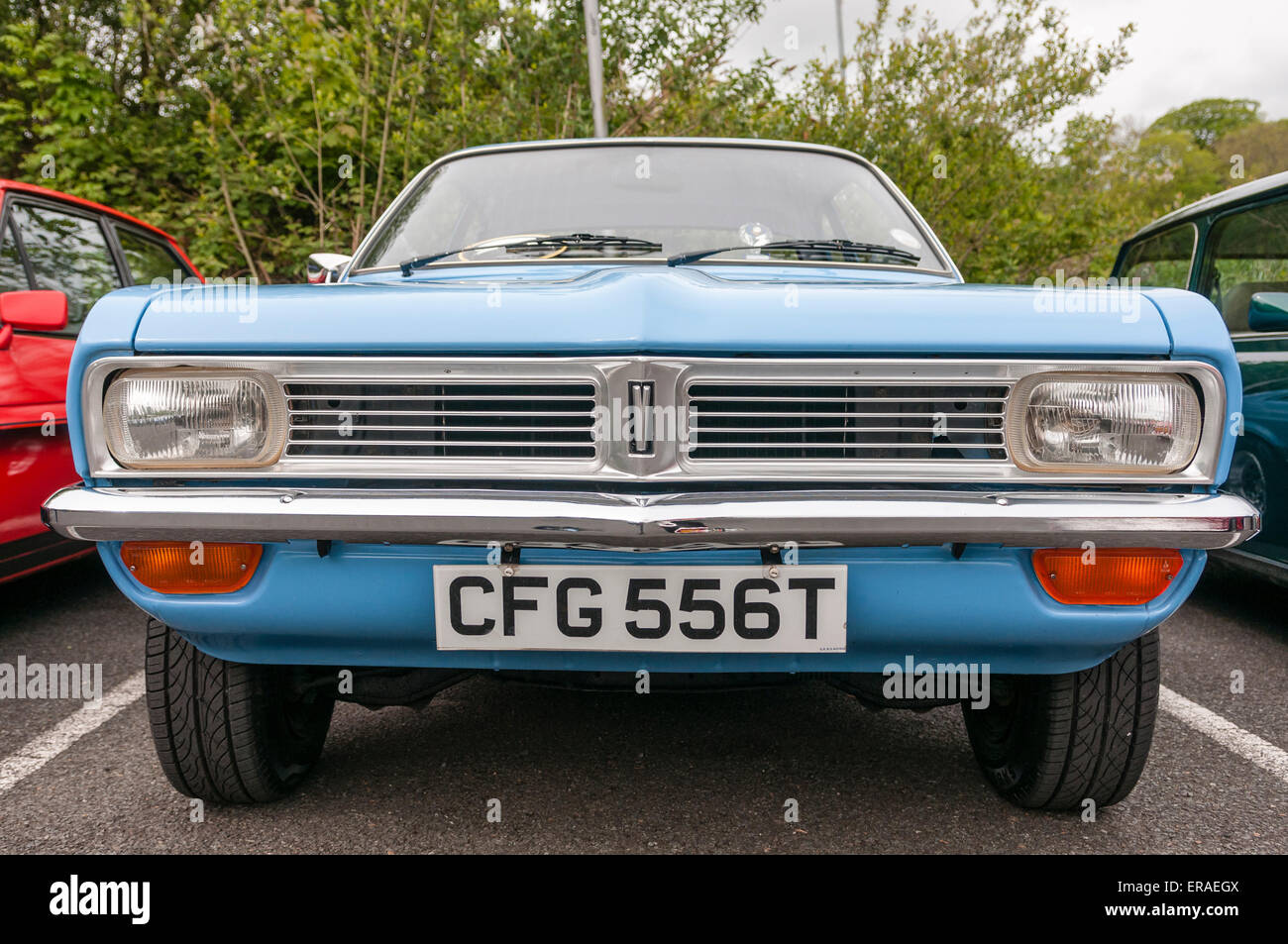 Front of a 1978 Vauxhall Viva Stock Photo
