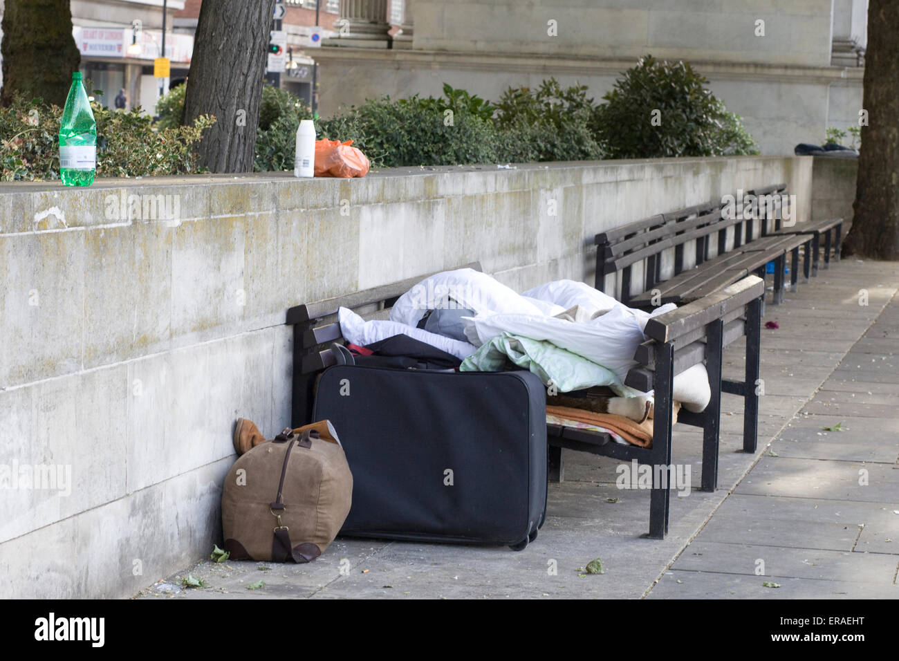 Homeless People Sleeping On The Streets Of London England Stock Photo Alamy