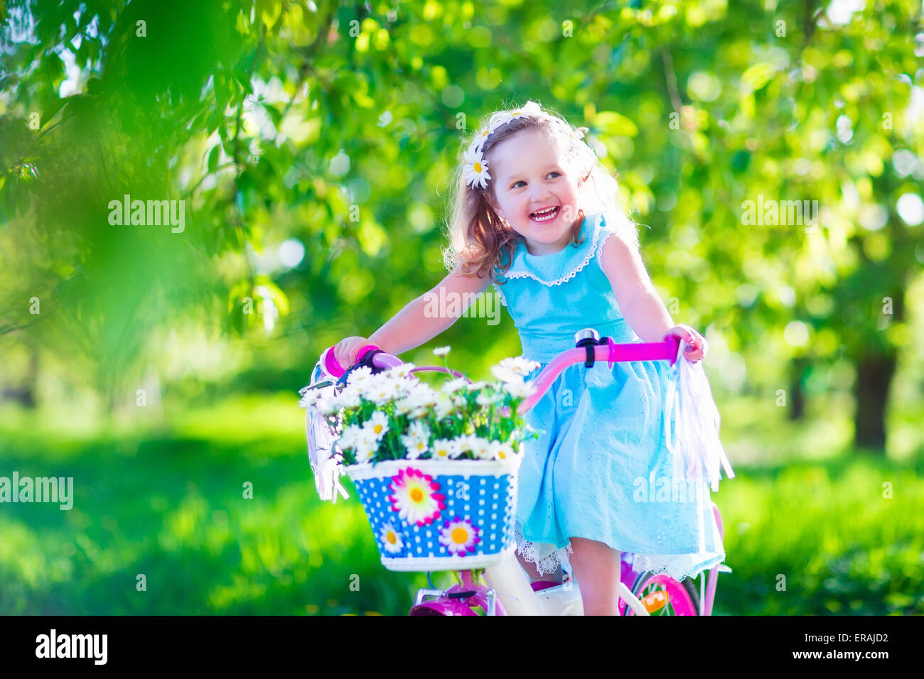 little girls bike with basket