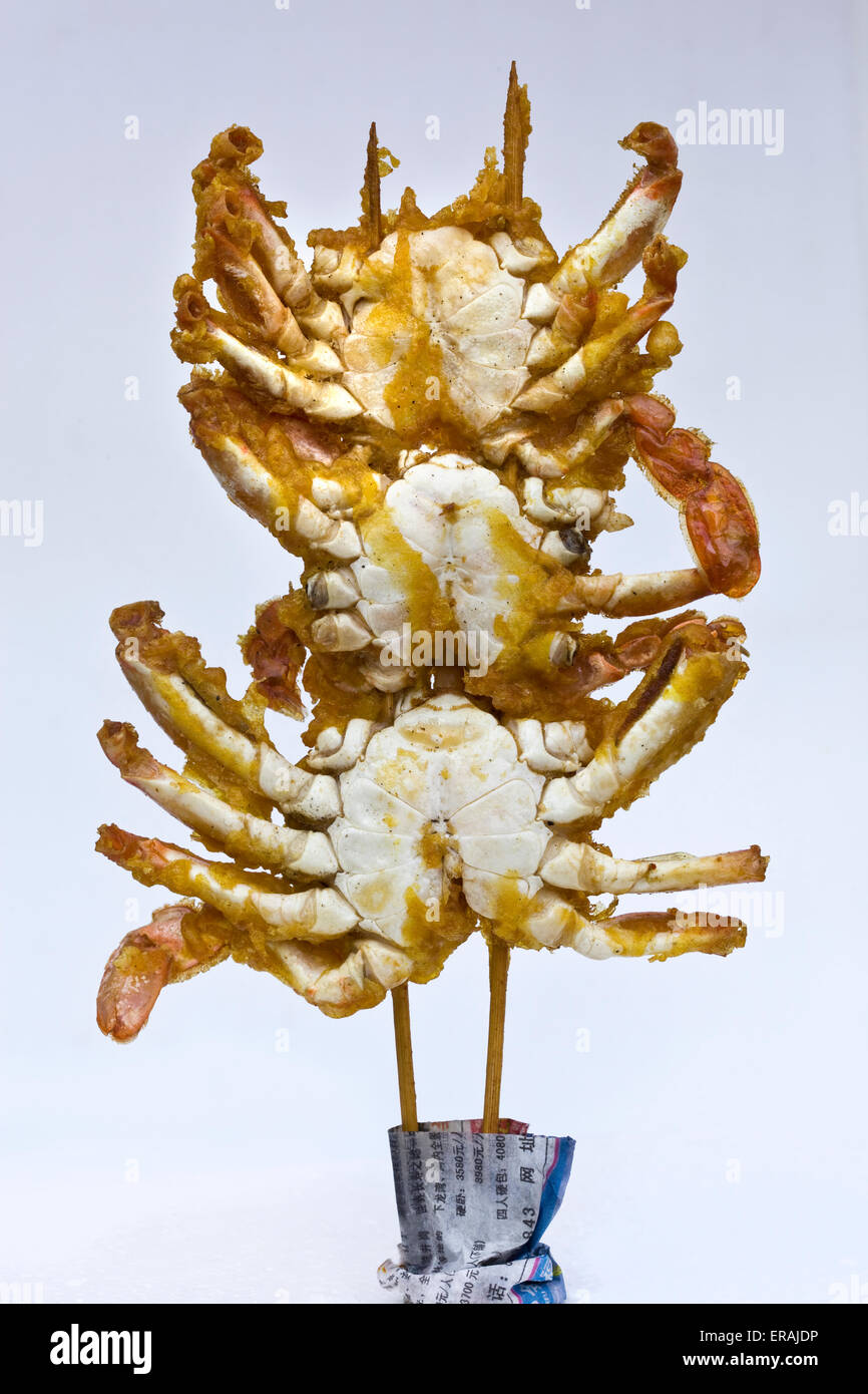 Deep Fried Crab on a stick Stock Photo Alamy