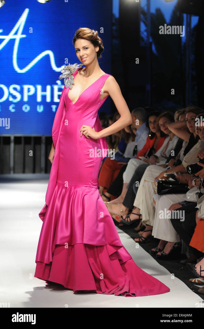Tunis Tunisia 30th May 2015 A Model Displays The Creation Of Tunisian Designers During The Fashion Week Of Tunisia In Tunis Tunisia May 30 2015 C Adel Ezzine Xinhua Alamy Live News Stock Photo Alamy