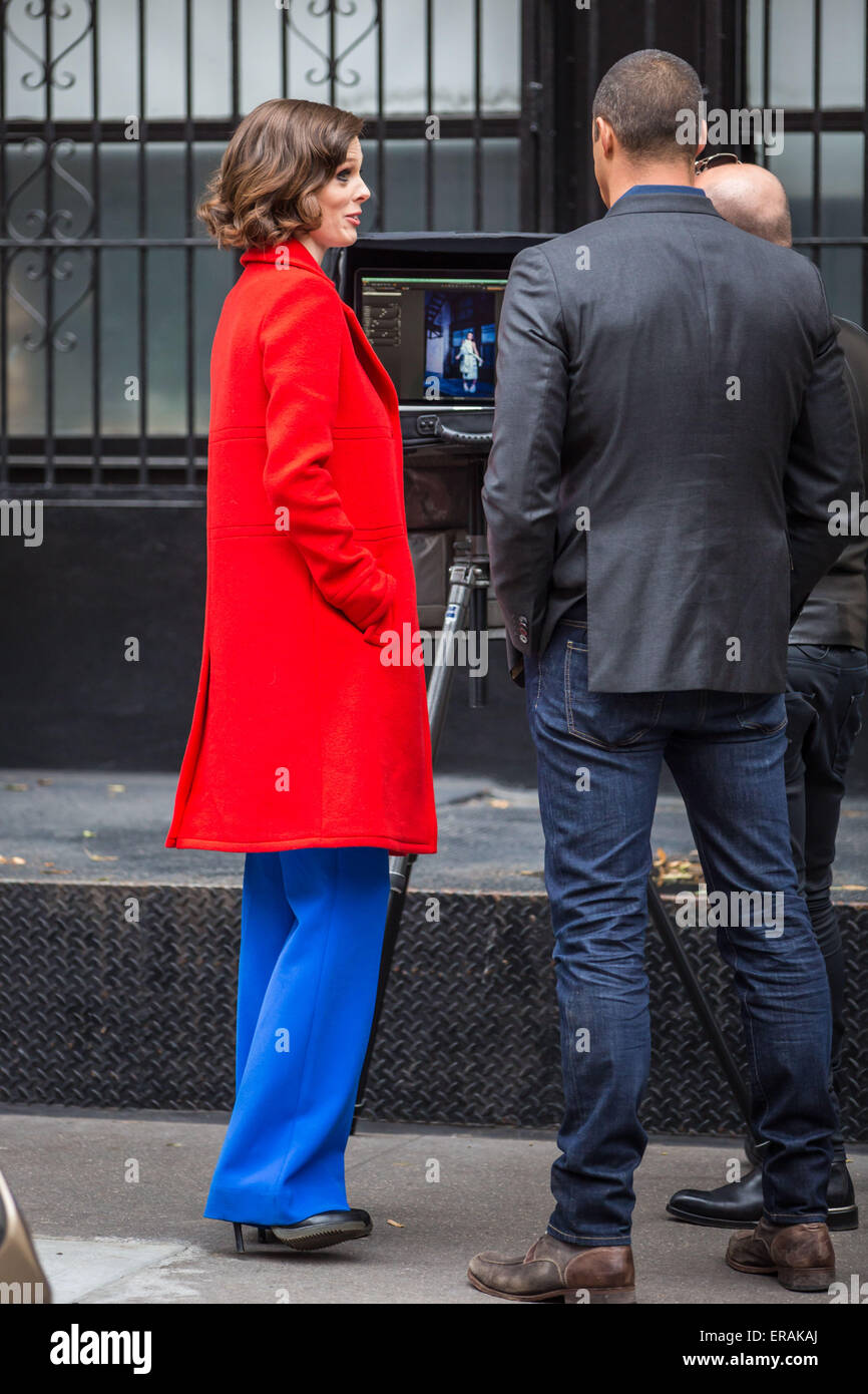 Coco Rocha filming for the modelling reality show 'The Face' Featuring ...