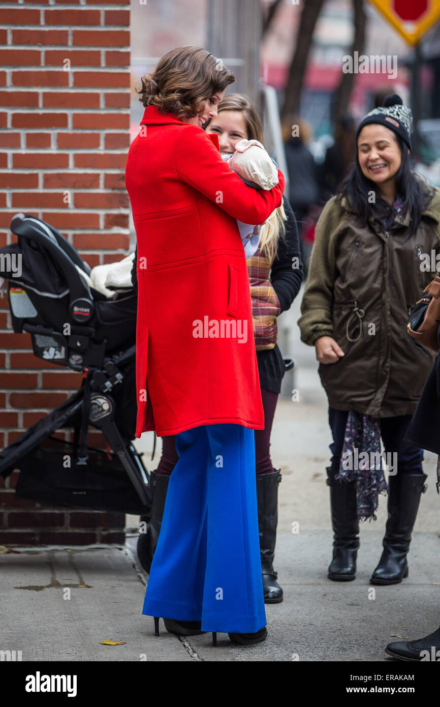 Coco Rocha filming for the modelling reality show 'The Face' Featuring ...