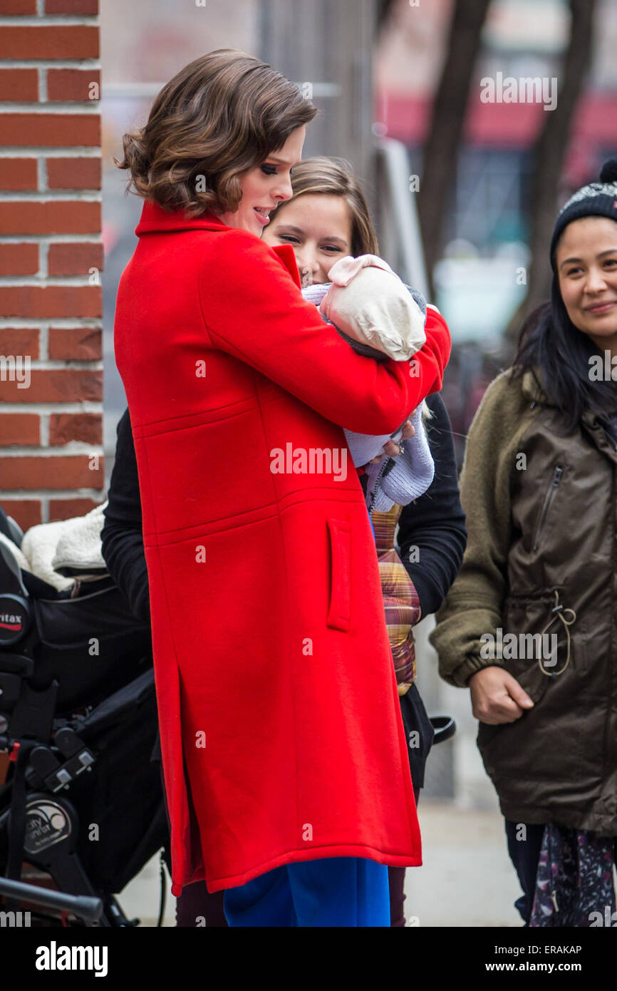 Coco Rocha filming for the modelling reality show 'The Face' Featuring ...