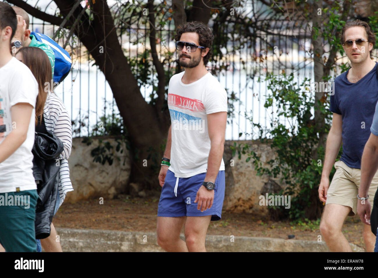 Prince Carl-Philip of Sweden in Greece. Stock Photo