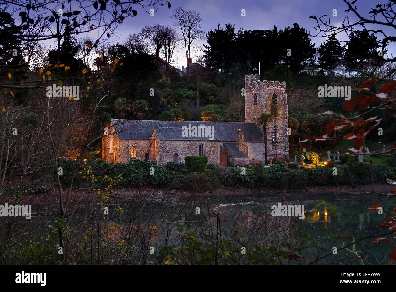 St.Just in Roseland parish church, St.Just in Roseland, Cornwall, UK