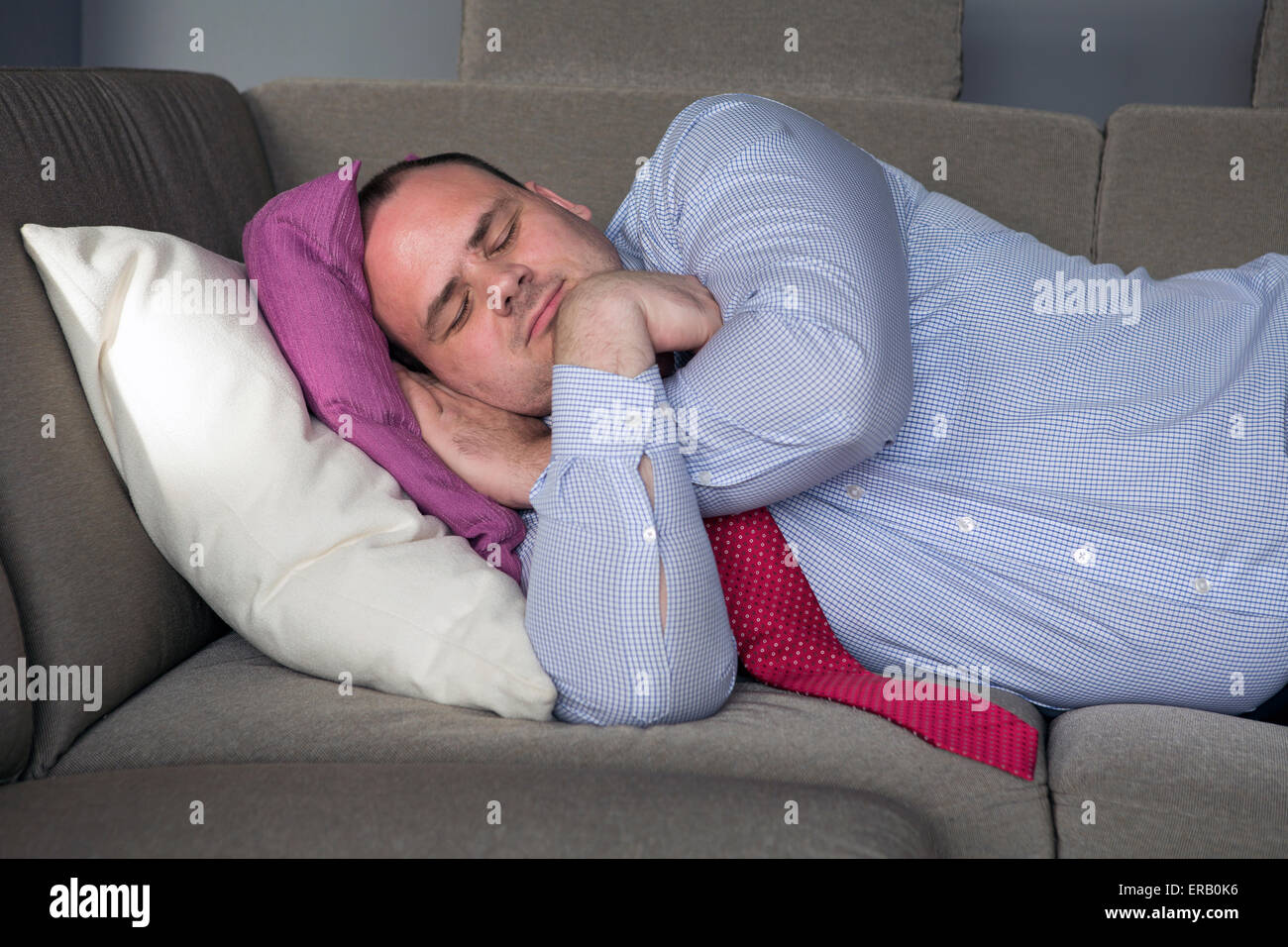 Fat Man On Couch Stock Photos Fat Man On Couch Stock Images Alamy