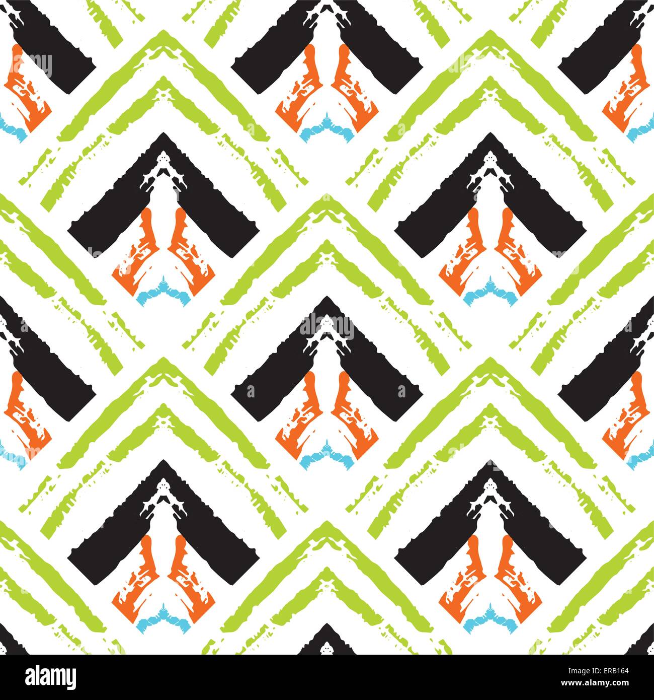 Hand drawn painted seamless pattern Stock Vector Image & Art - Alamy
