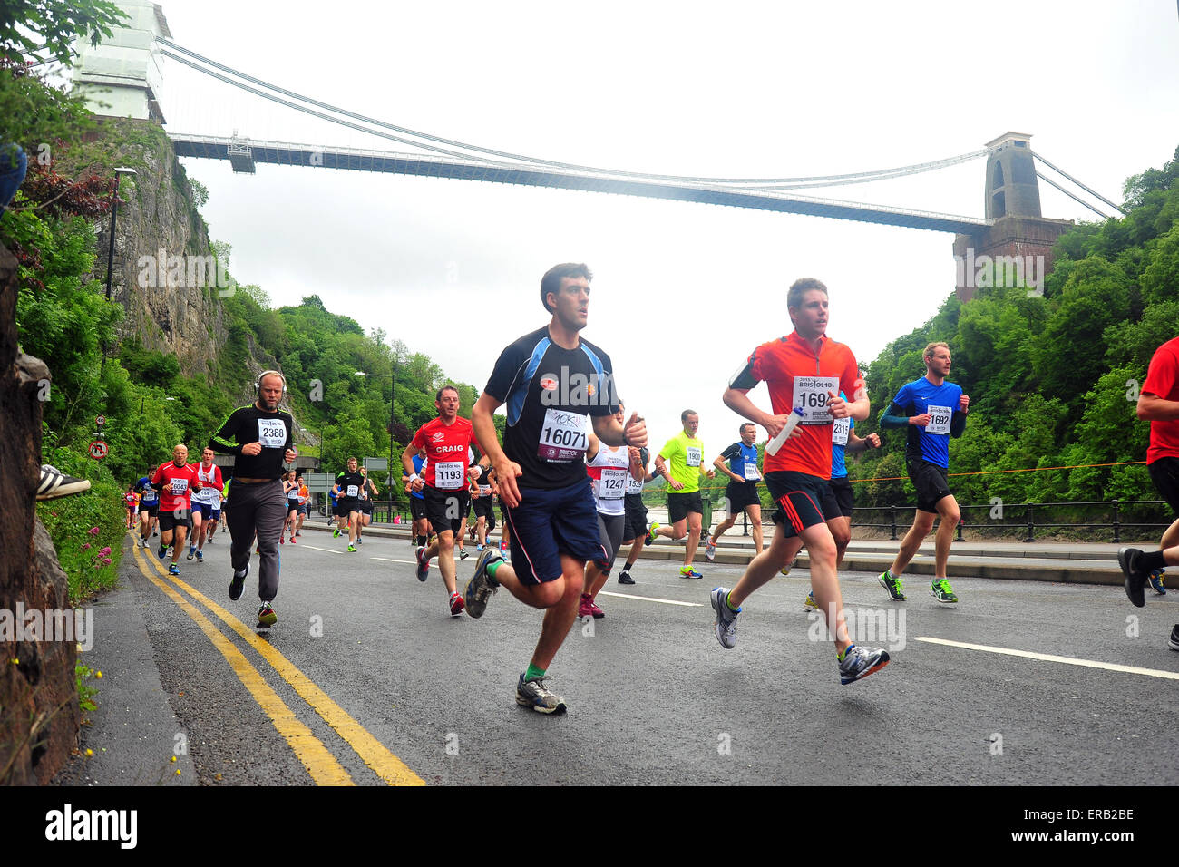 Bristol, UK. 31st May 2015 Thousands of runners participate in the