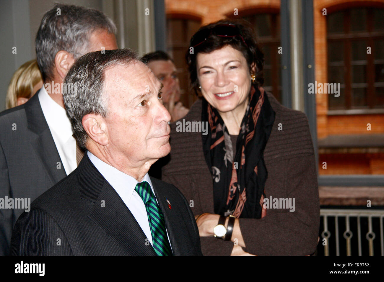Michael Bloomberg mit seiner Lebensgefaehrtin, Diana Taylor - Besuch des New Yorker Buergermeisters bei seinem Berliner Amtskoll Stock Photo