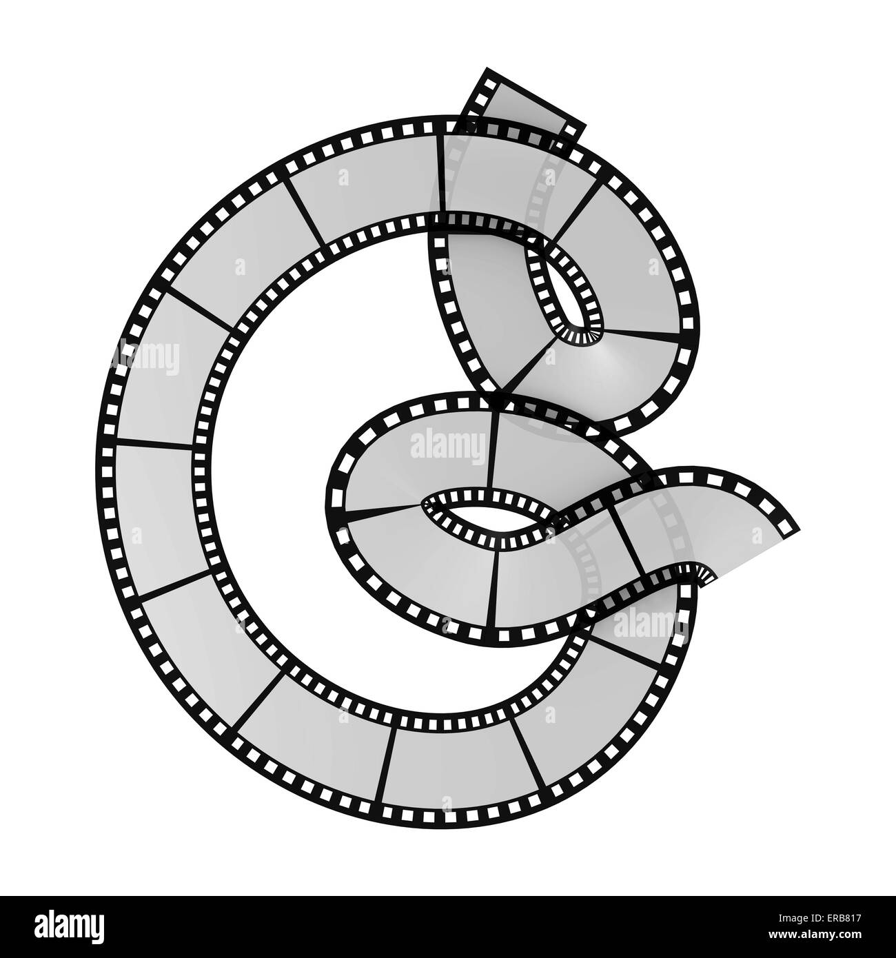 Illustration film strip alphabet letter hi-res stock photography and images  - Alamy