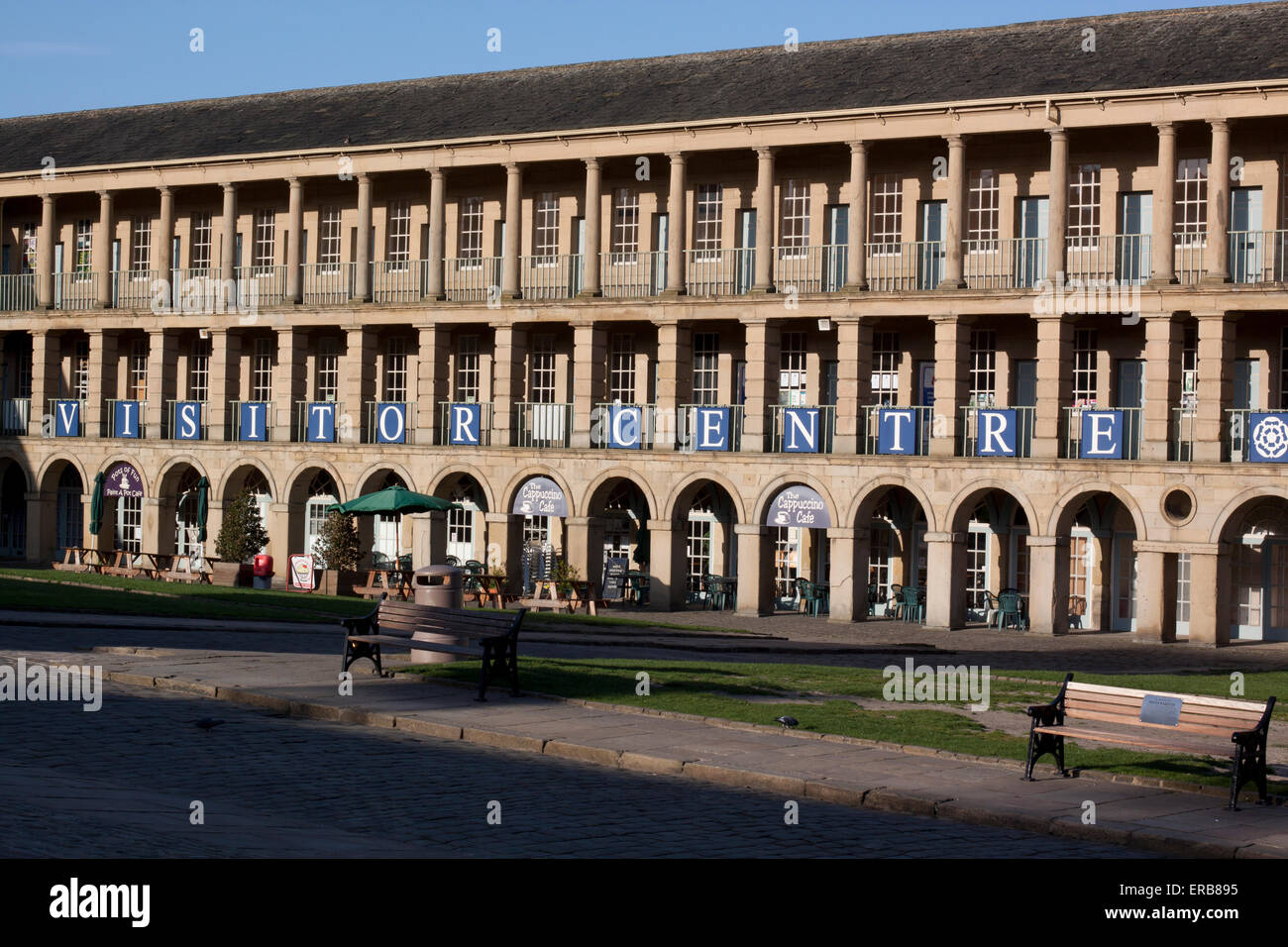 The Piece Hall, Halifax before 2017 re-opening Stock Photo