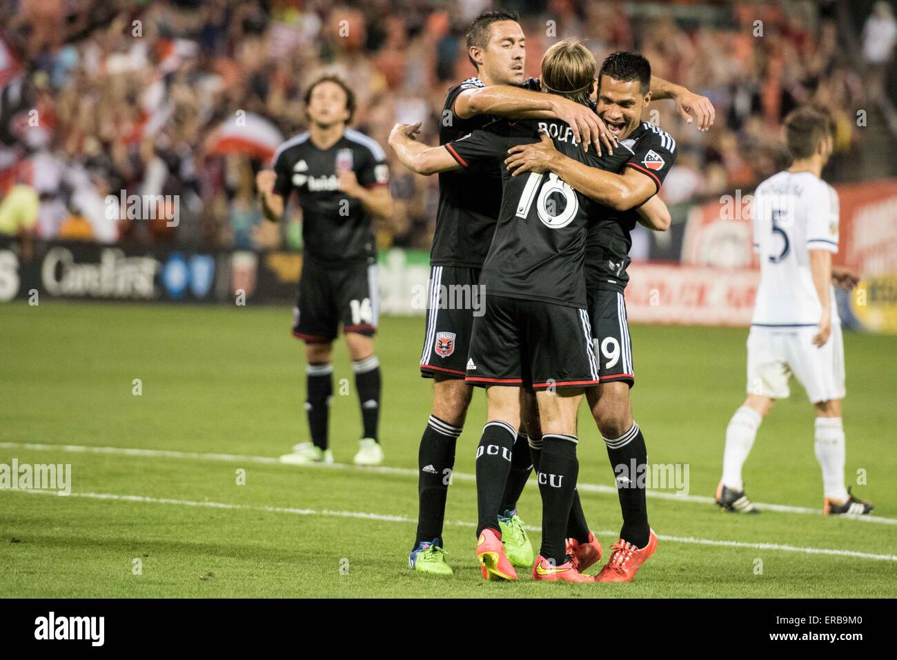 Washington, DC, USA. 30th May, 2015. DC United F Chris Rolfe (18 ...