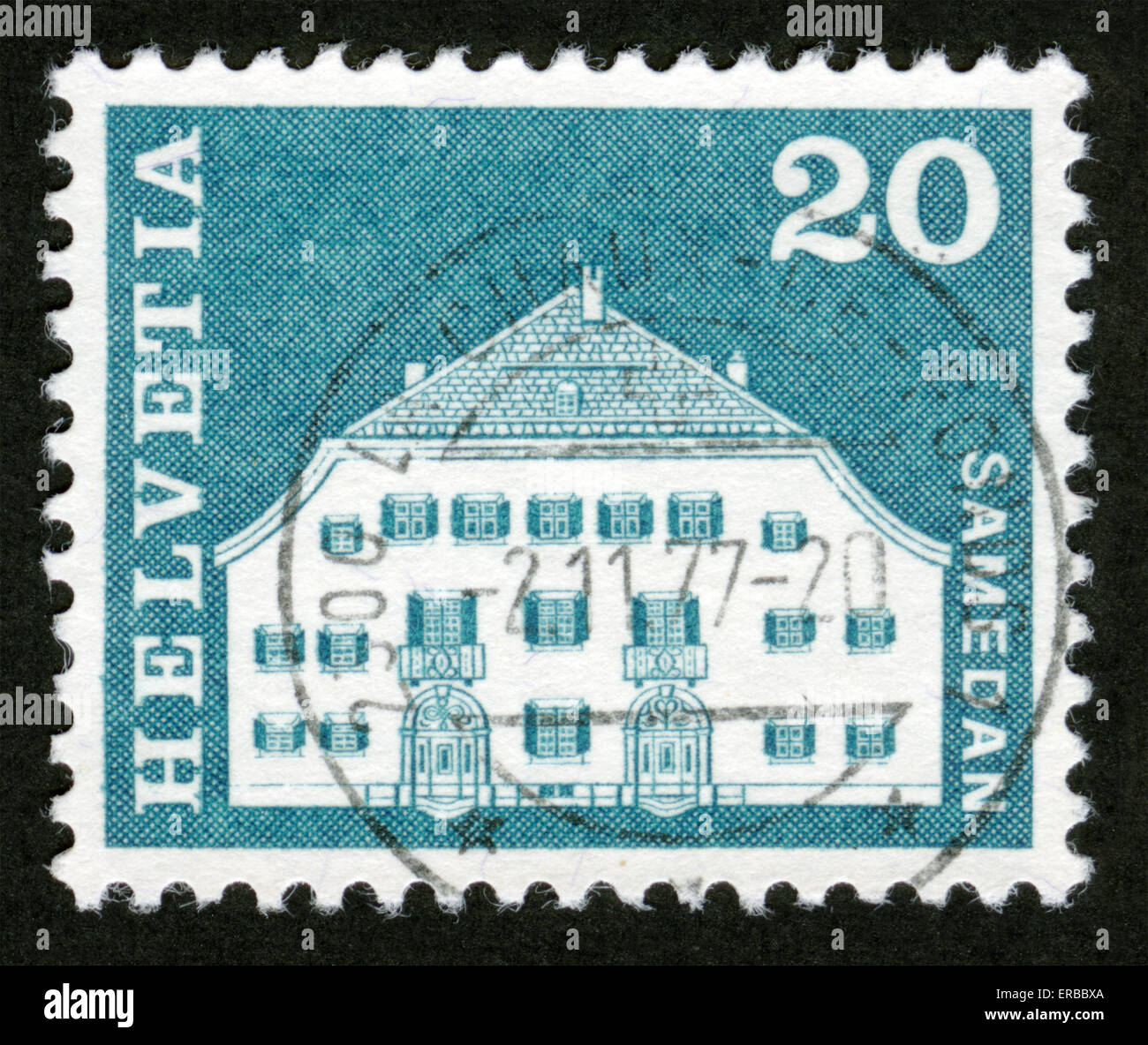 Switzerland, Helvetia, Postage stamp, post mark, stamp, post stamp