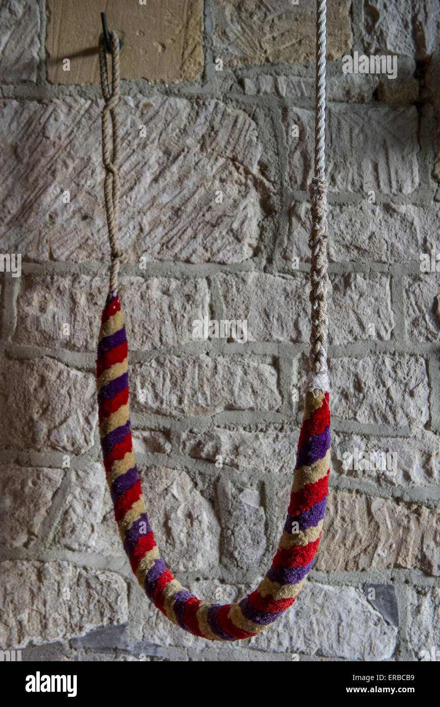 Bell ringer's rope Stock Photo Alamy