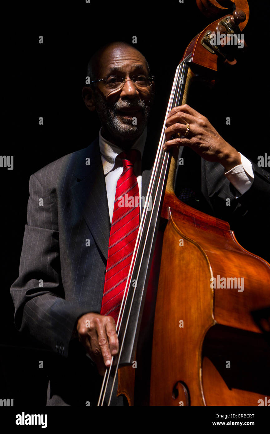 Double bass player jazz musician hi-res stock photography and images ...