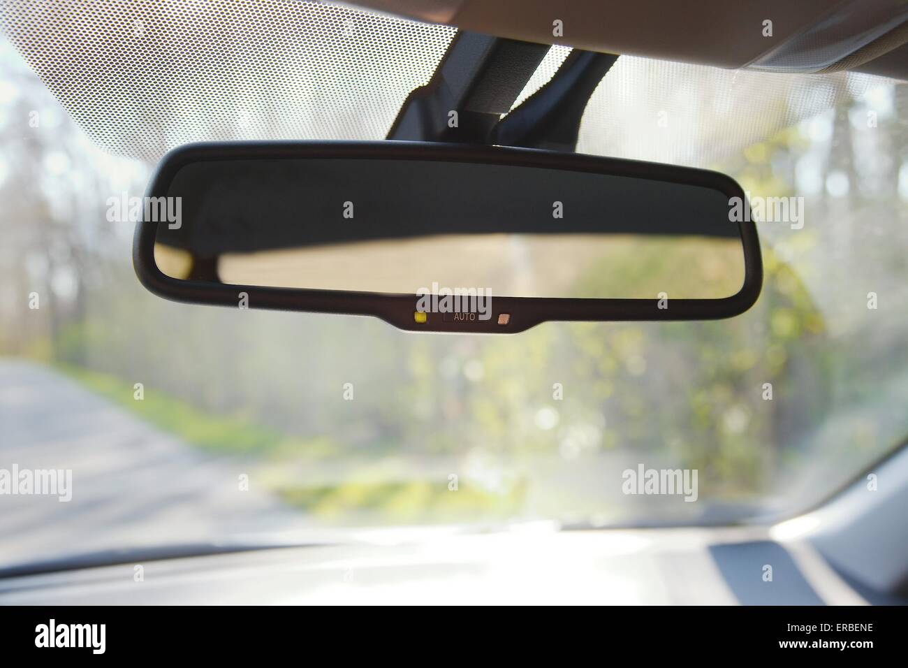 Rear view mirror Stock Photo Alamy