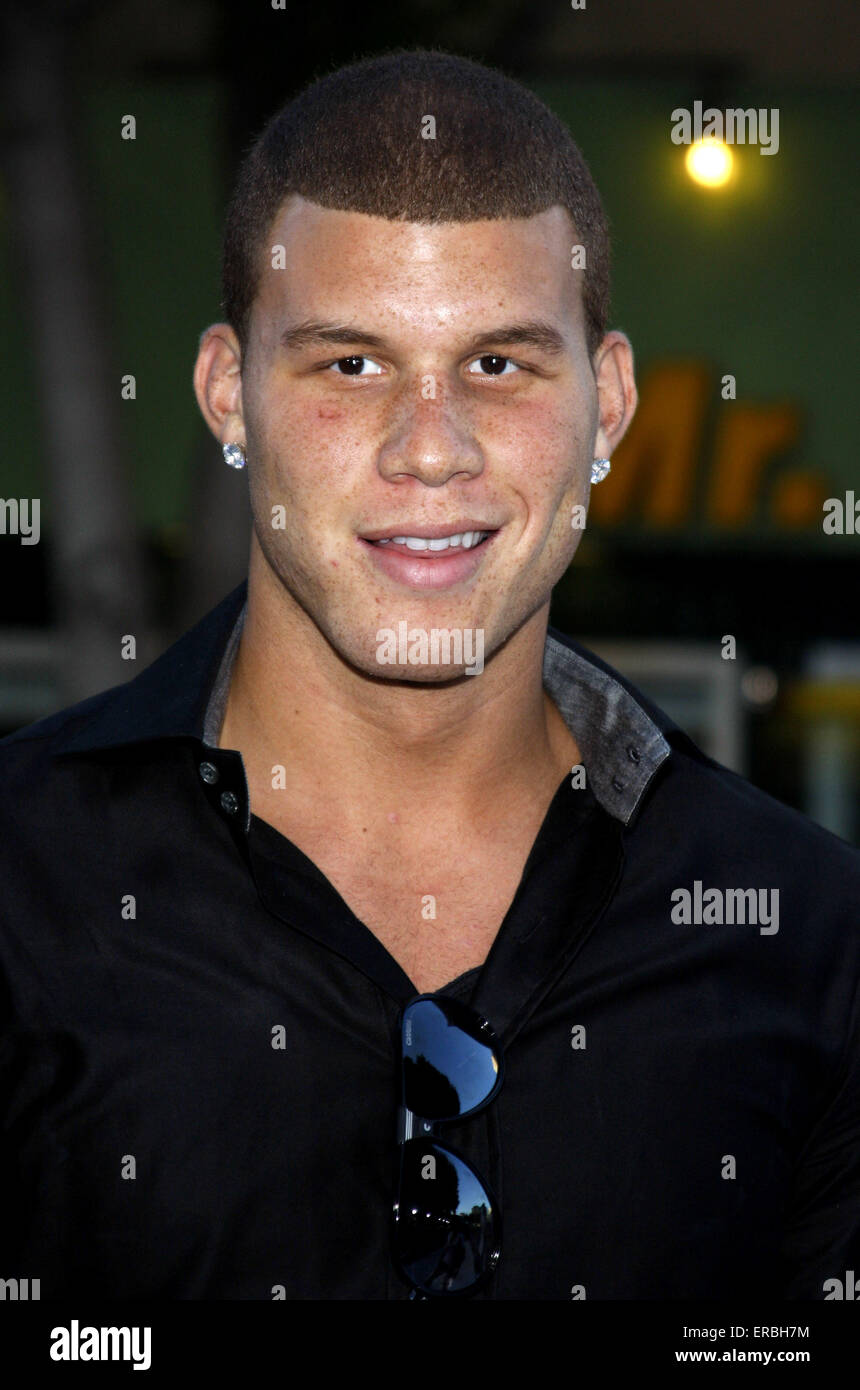 Blake Griffin at the Los Angeles premiere of 'Whiteout" held at the Mann Village Theatre in Westwood on September 9, 2009. Stock Photo