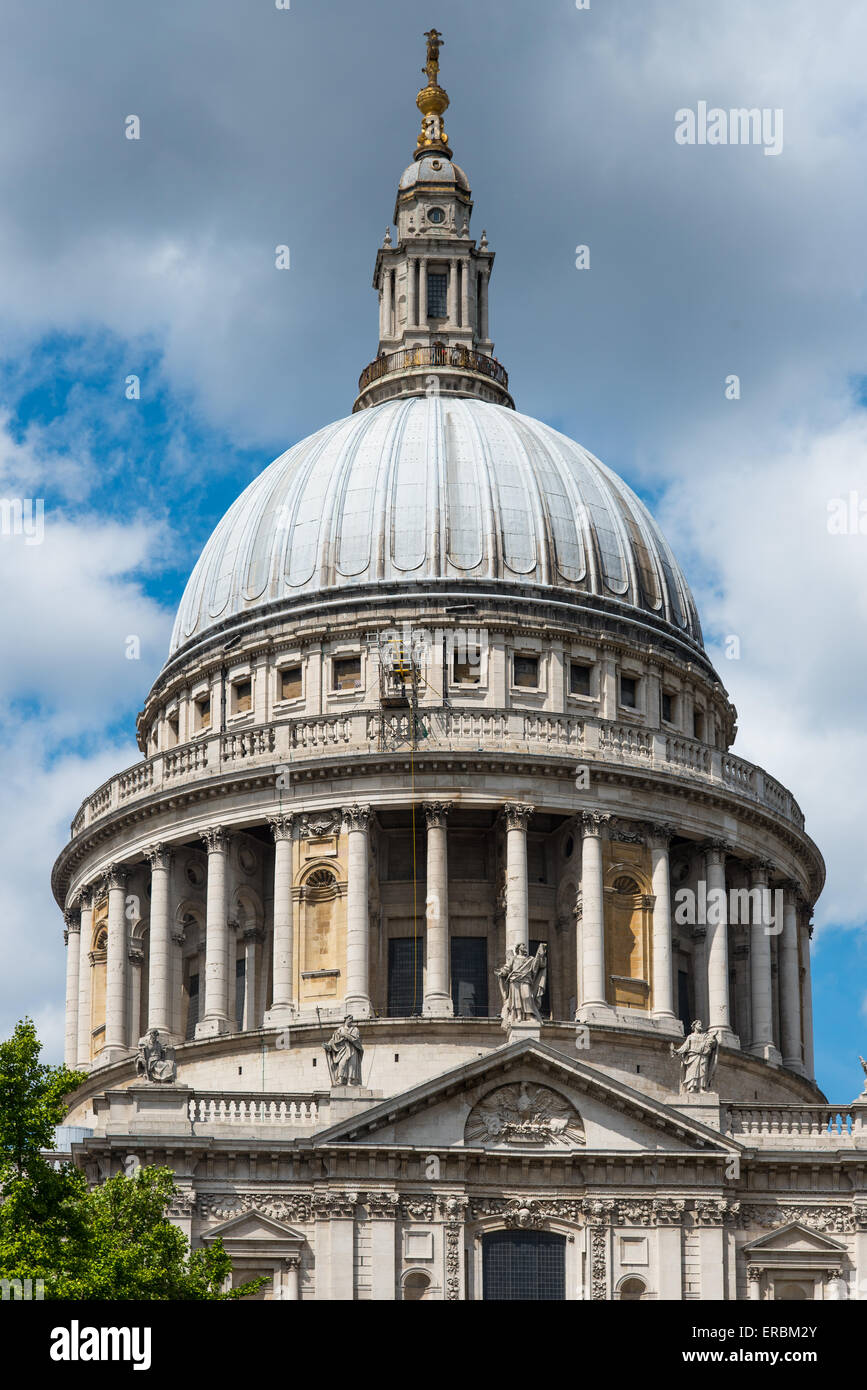 The Dome Of St Paul s Cathedral London Stock Photo Alamy