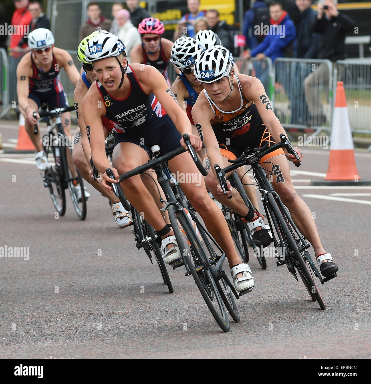 London, UK. 31st May, 2015. Vitality World Triathlon London. Emma