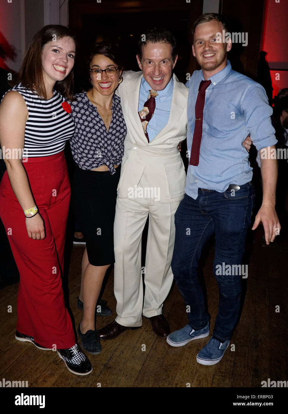 London, UK. 31st May, 2015. Hundreds of Swing Dances fans attends the Final London Jitterbug Championships & London Swing Festival live with 'The Shirt Tail Stompers' at Camden Centre, London. Credit:  See Li/Alamy Live News Stock Photo
