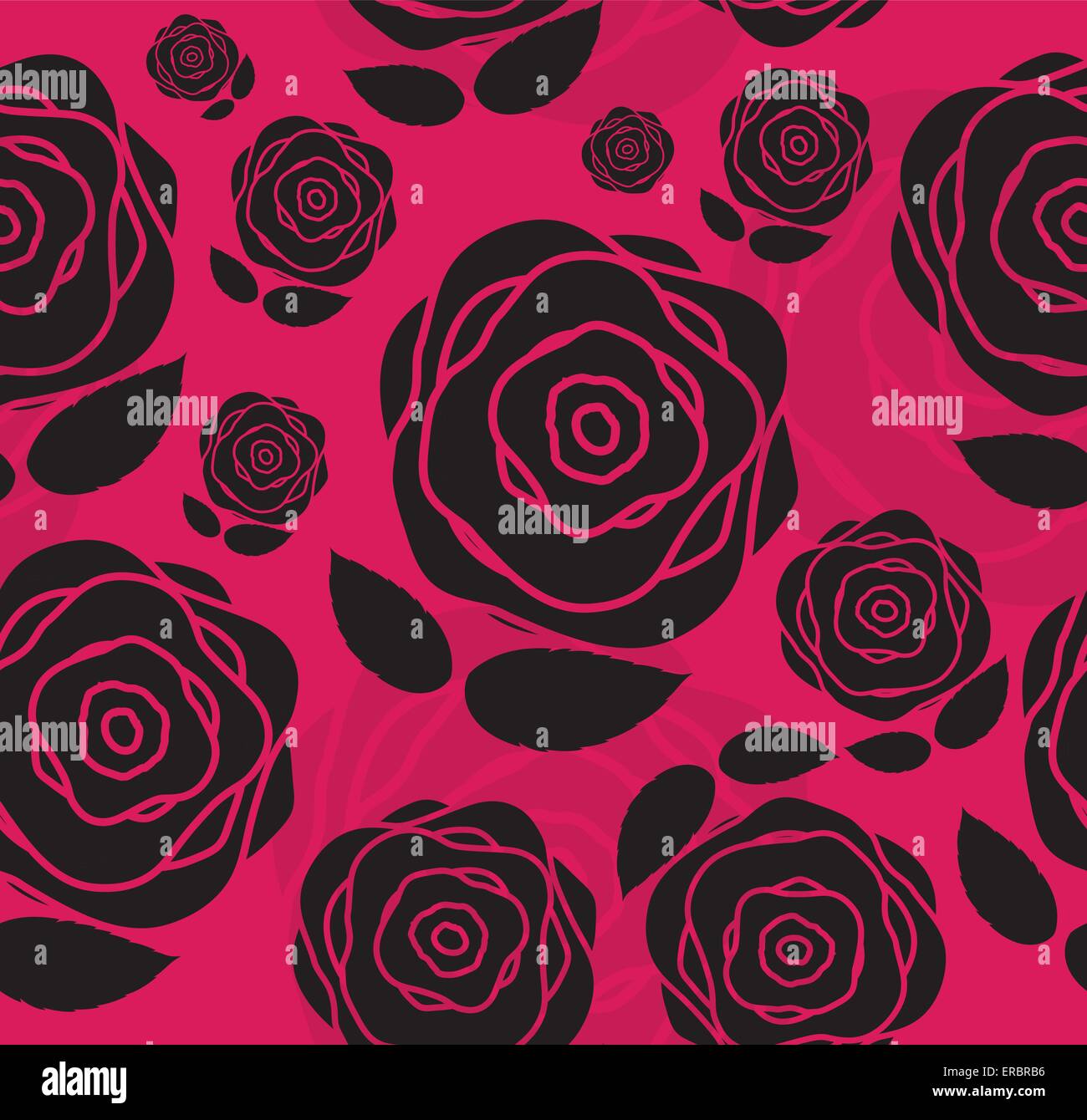 Floral Seamless Pattern Background for Wedding and Birthday. Vec Stock ...