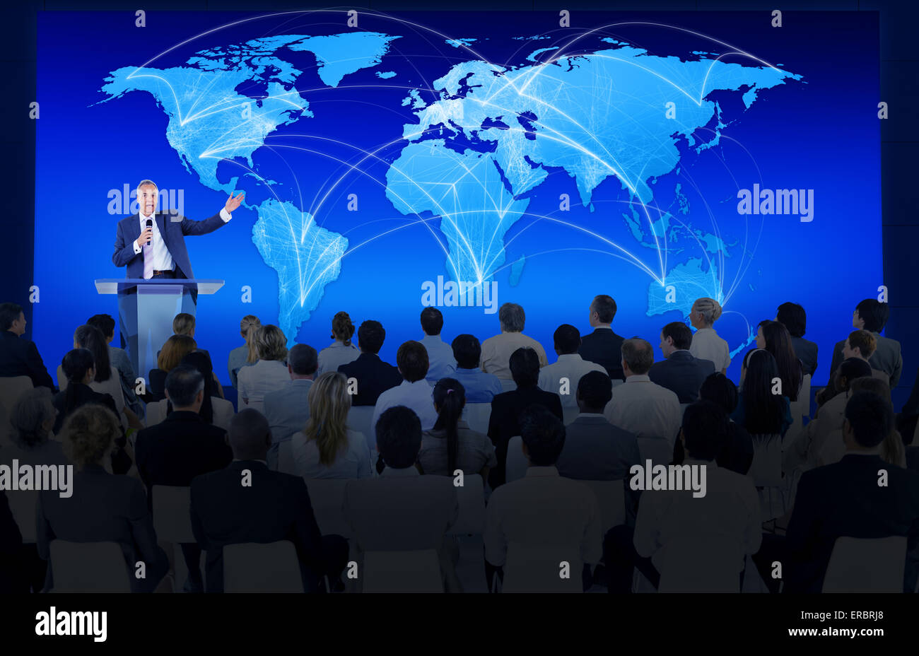 Business People Seminar Conference Meeting Concept Stock Photo - Alamy
