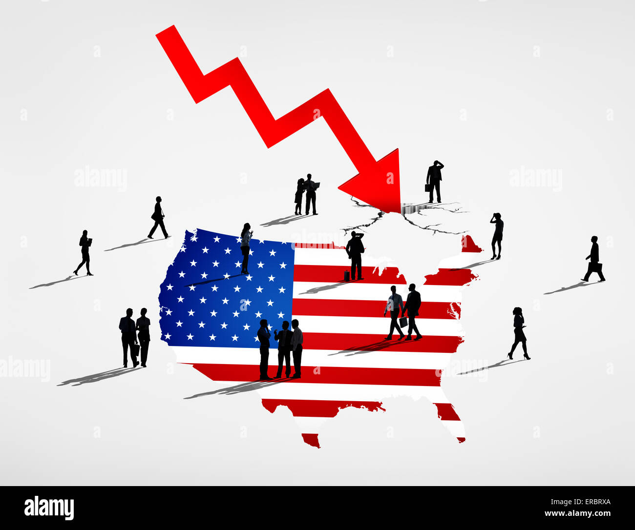 Broken arrow map hi res stock photography and images Alamy