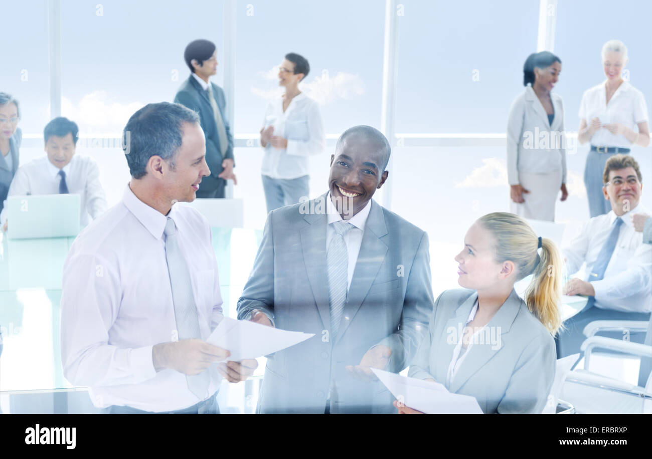 Group of Business People Meeting Stock Photo - Alamy