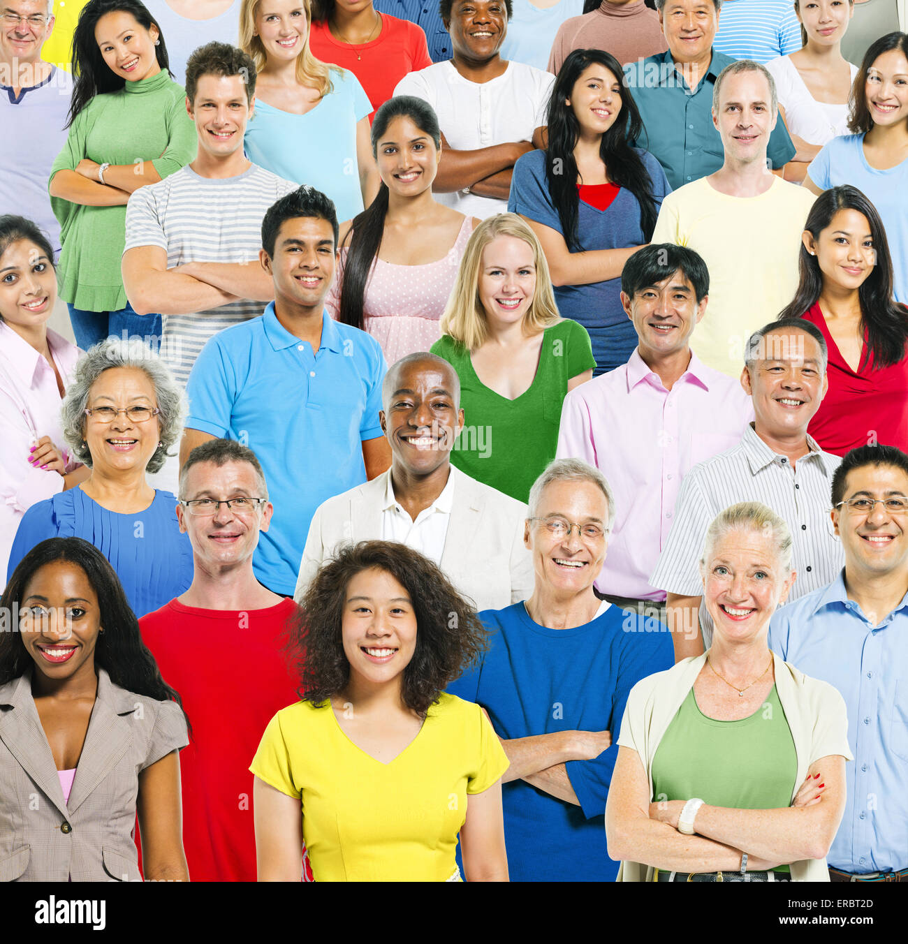 Multi Ethnic Group Of People Stock Photo - Alamy