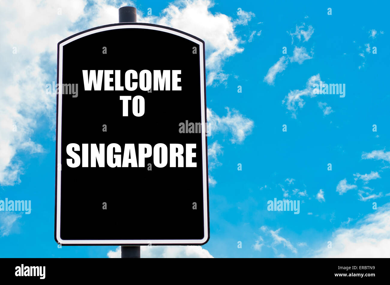 Welcome to singapore hi-res stock photography and images - Alamy