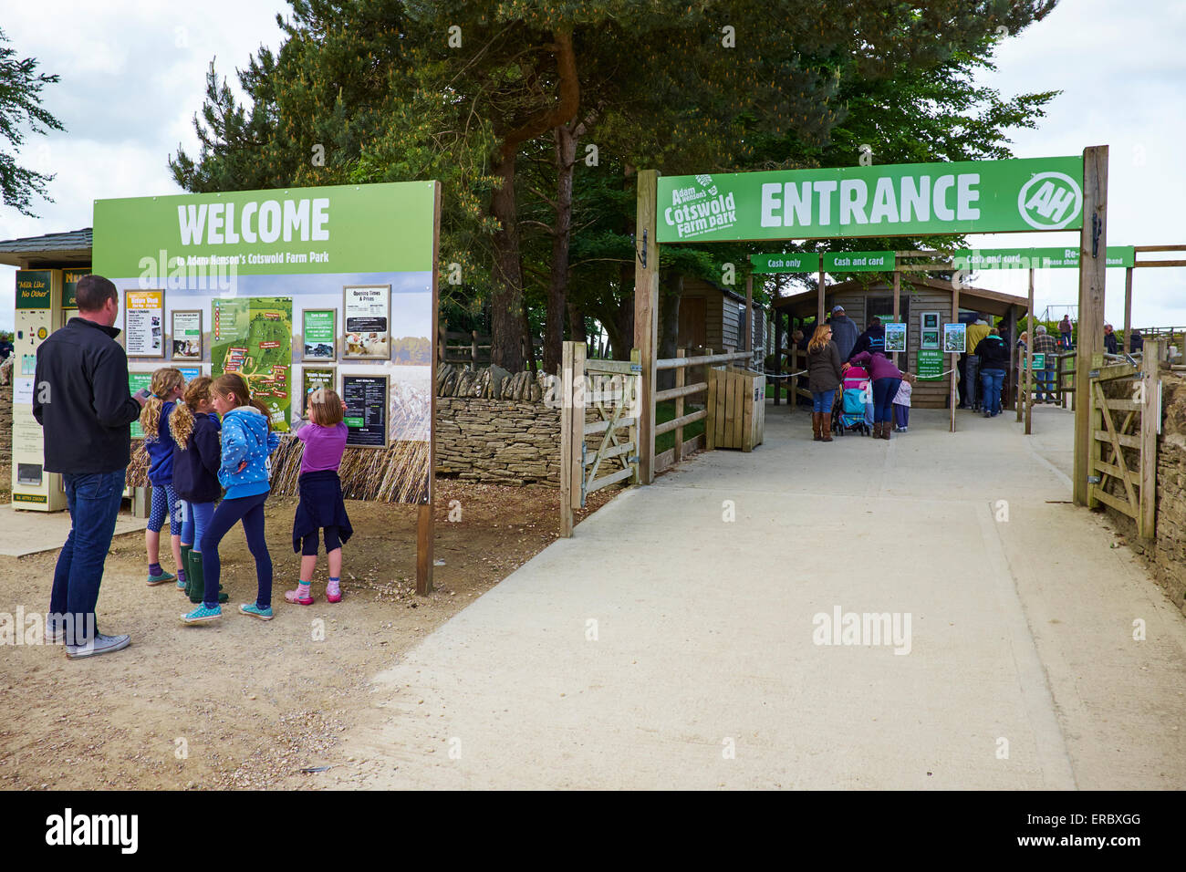 Entrance To Adam Henson Cotswold Farm Park Bemborough Farm UK