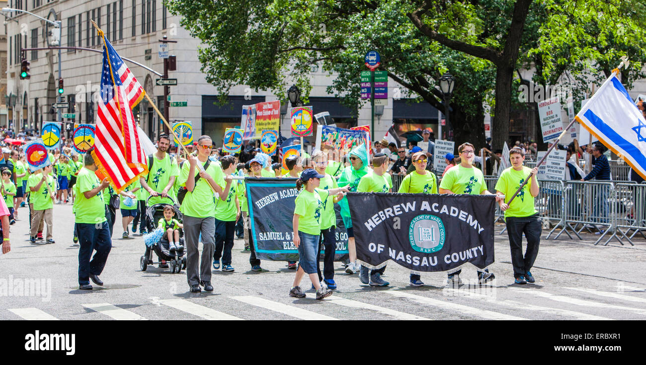 New York, USA. 31st May, 2015. The Celebrate Israel parade tradition