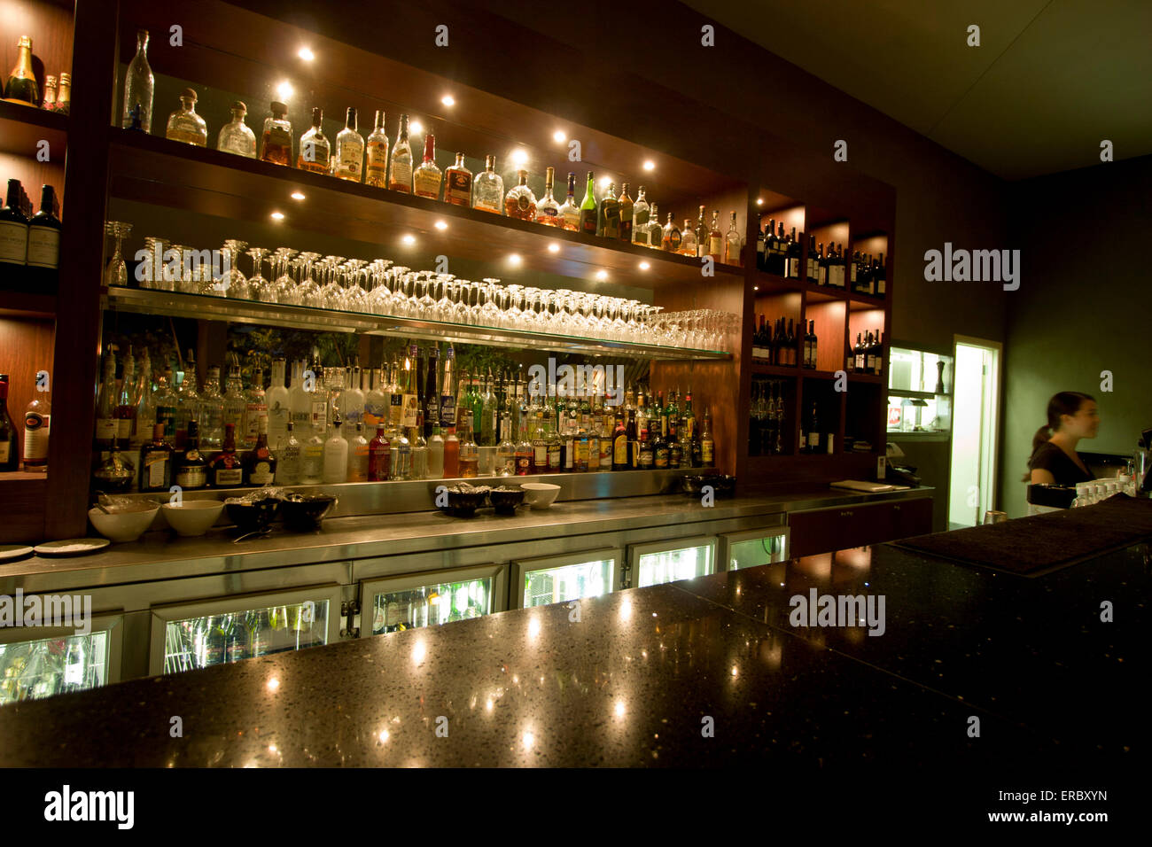 The main bar of the Watergate Restaurant and Lounge Bar, Port Douglas