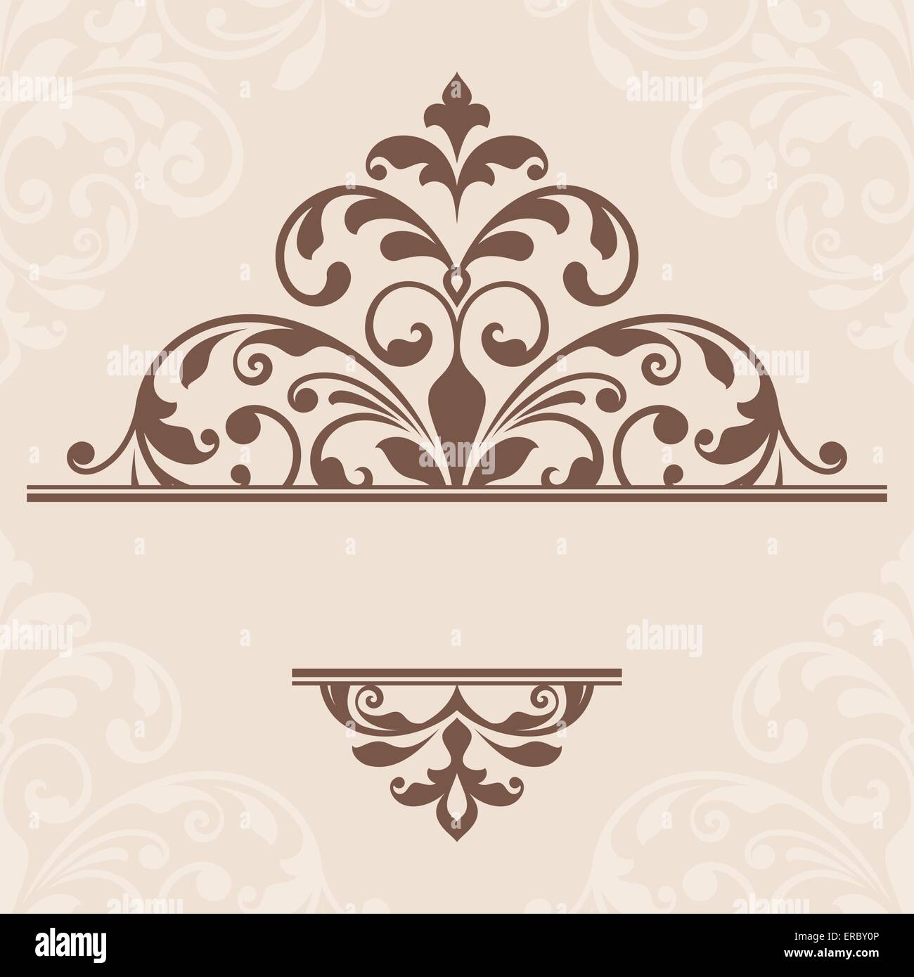 Vintage invitation card Stock Vector Image & Art - Alamy