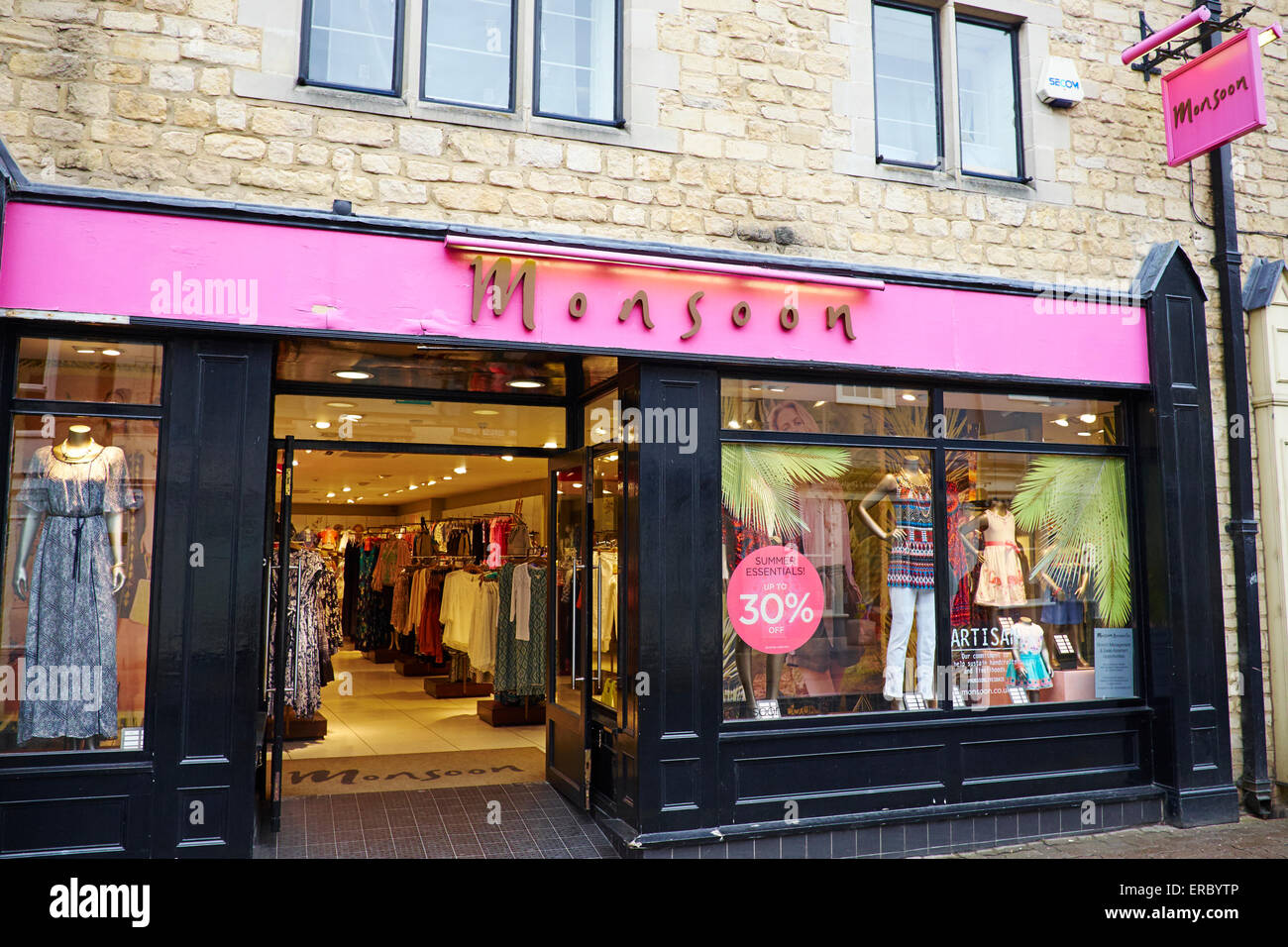 Monsoon Clothing Shop, Cricklade St, Cirencester, Gloucestershire UK Stock Photo