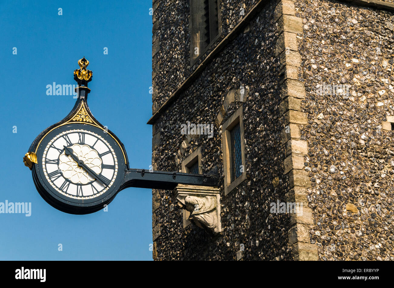 St George's Clock Tower in Canterbury Kent Stock Photo